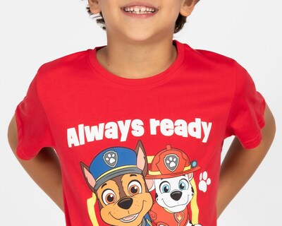 Foto 3 | Playera Paw Patrol Manga Corta Estampada para Niño