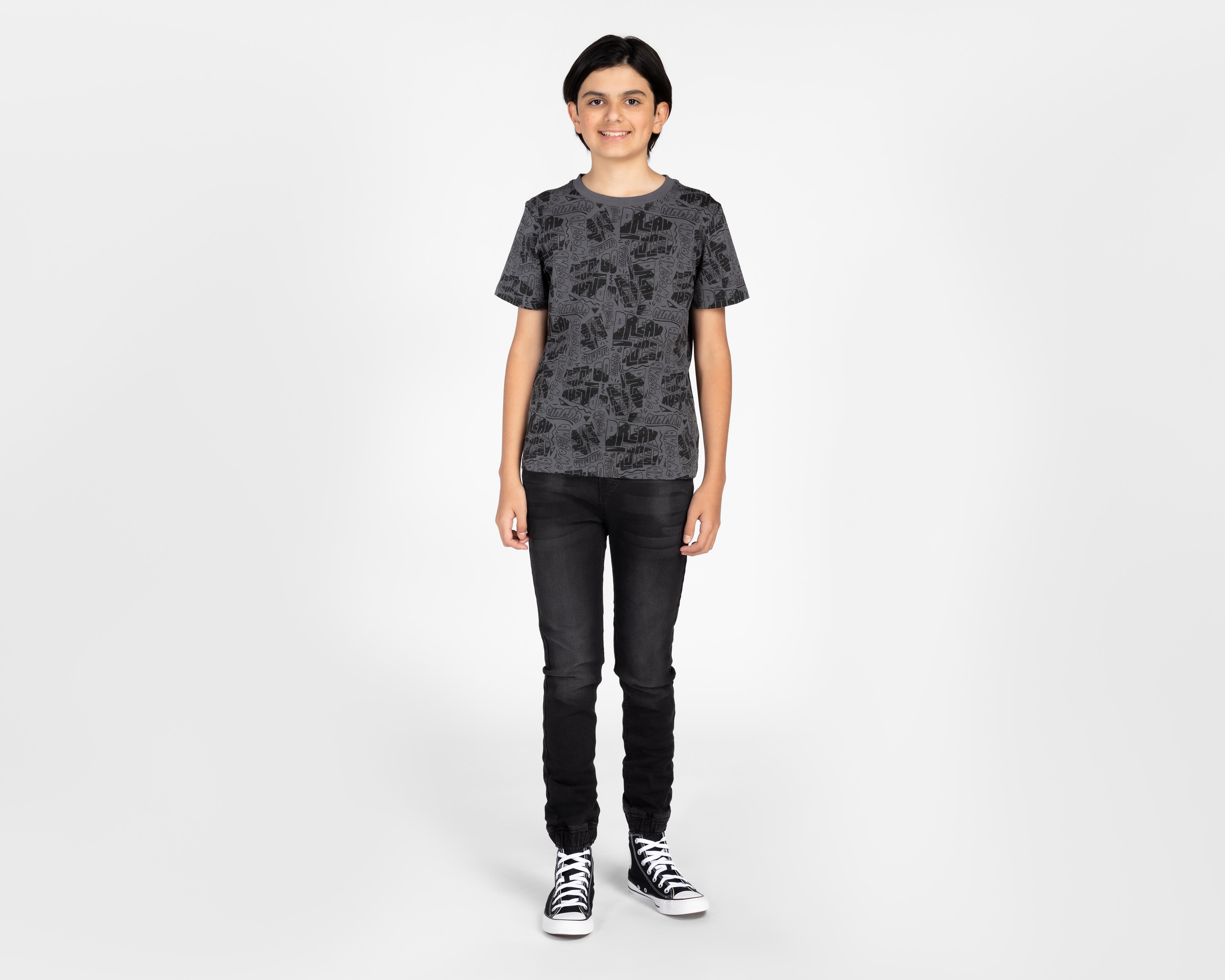Foto 2 | Playera Neo*City Manga Corta Estampada Juvenil