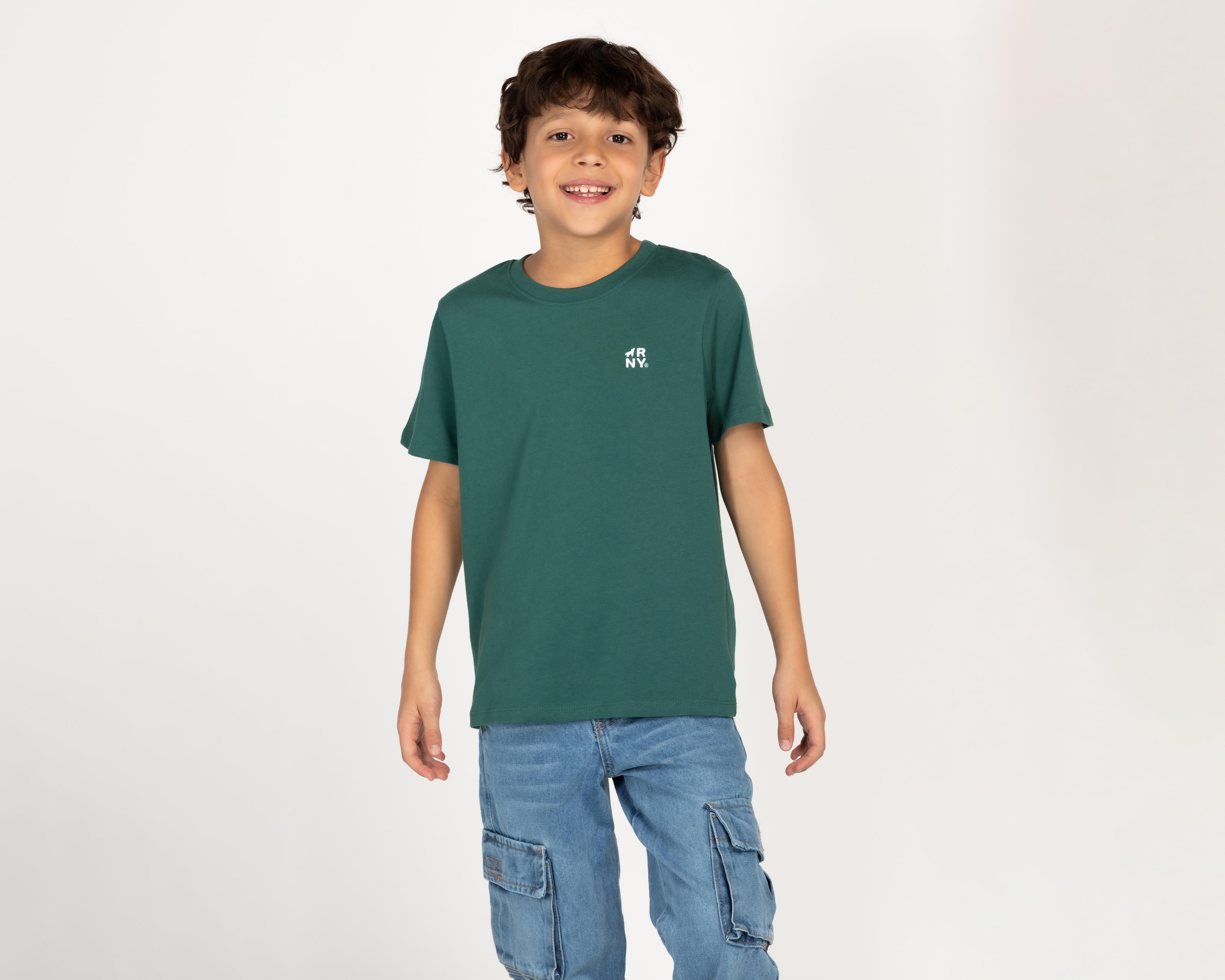 Foto 2 pulgar | Playera Refill Manga Corta para Niño