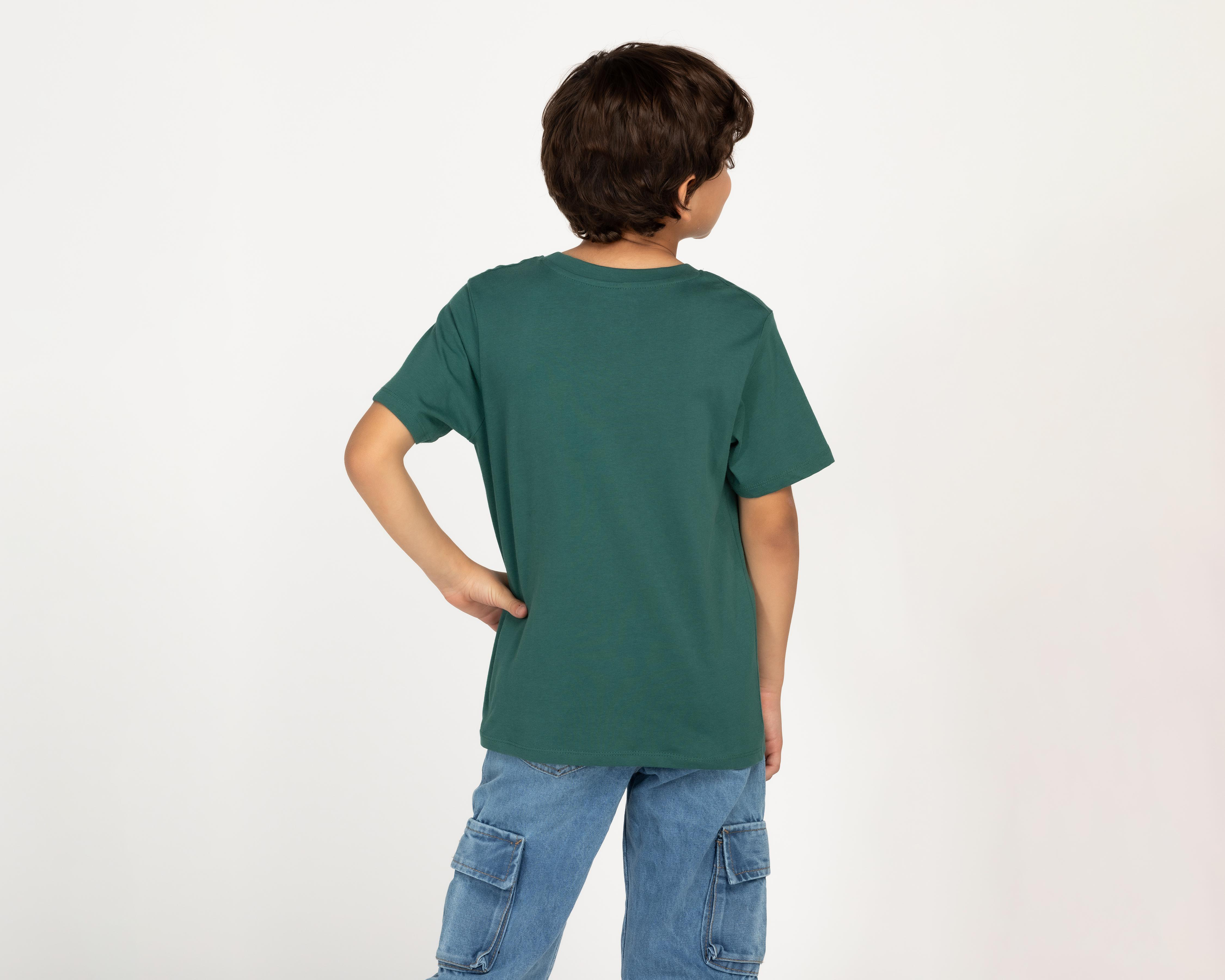 Foto 4 pulgar | Playera Refill Manga Corta para Niño