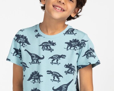Foto 4 | Playera Refill Manga Corta Estampada para Niño