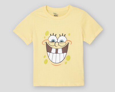 Foto 1 | Playera Bob Esponja Manga Corta Estampada para Niño