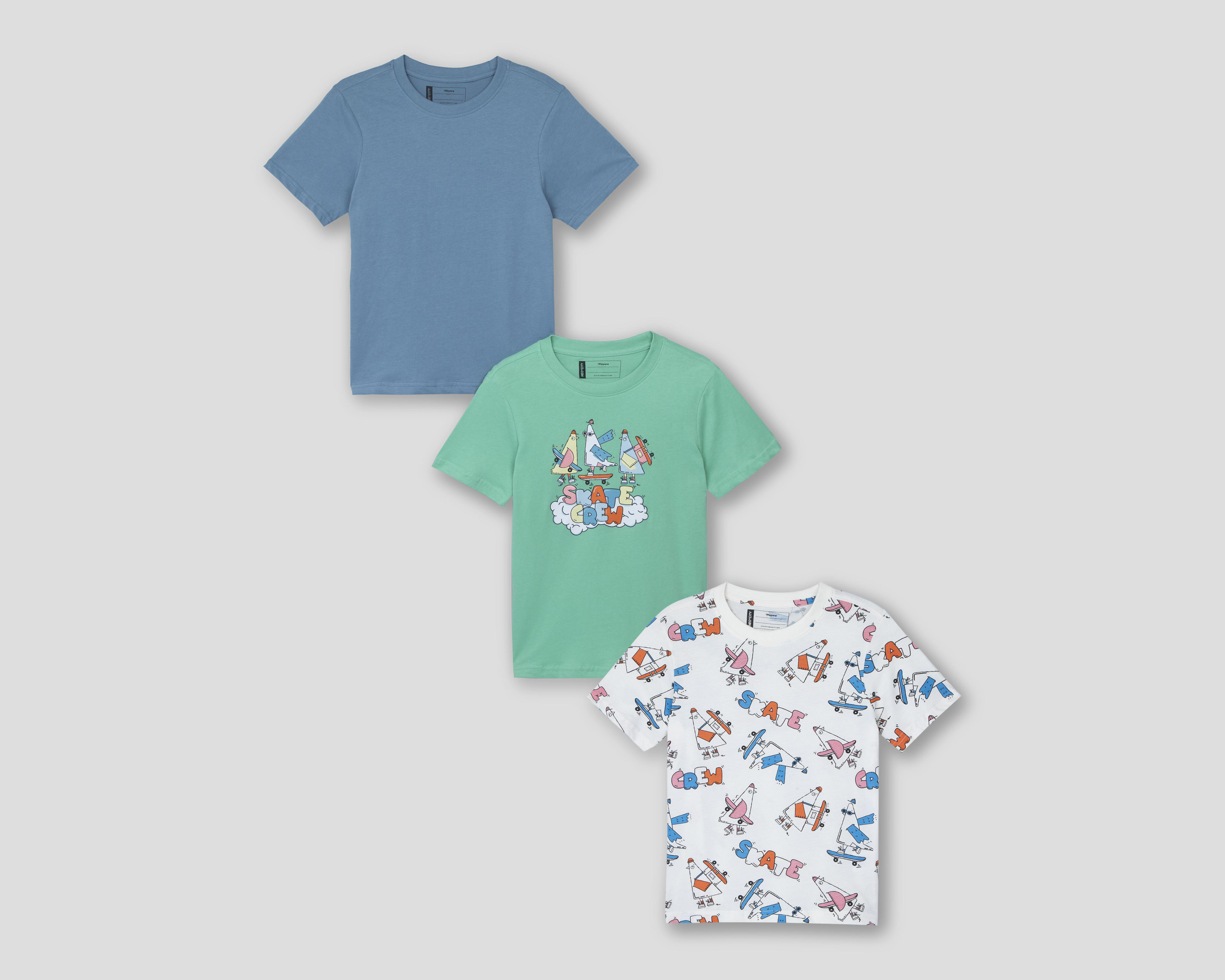 Foto 1 | Playera Neo*City para Niño 3 Piezas