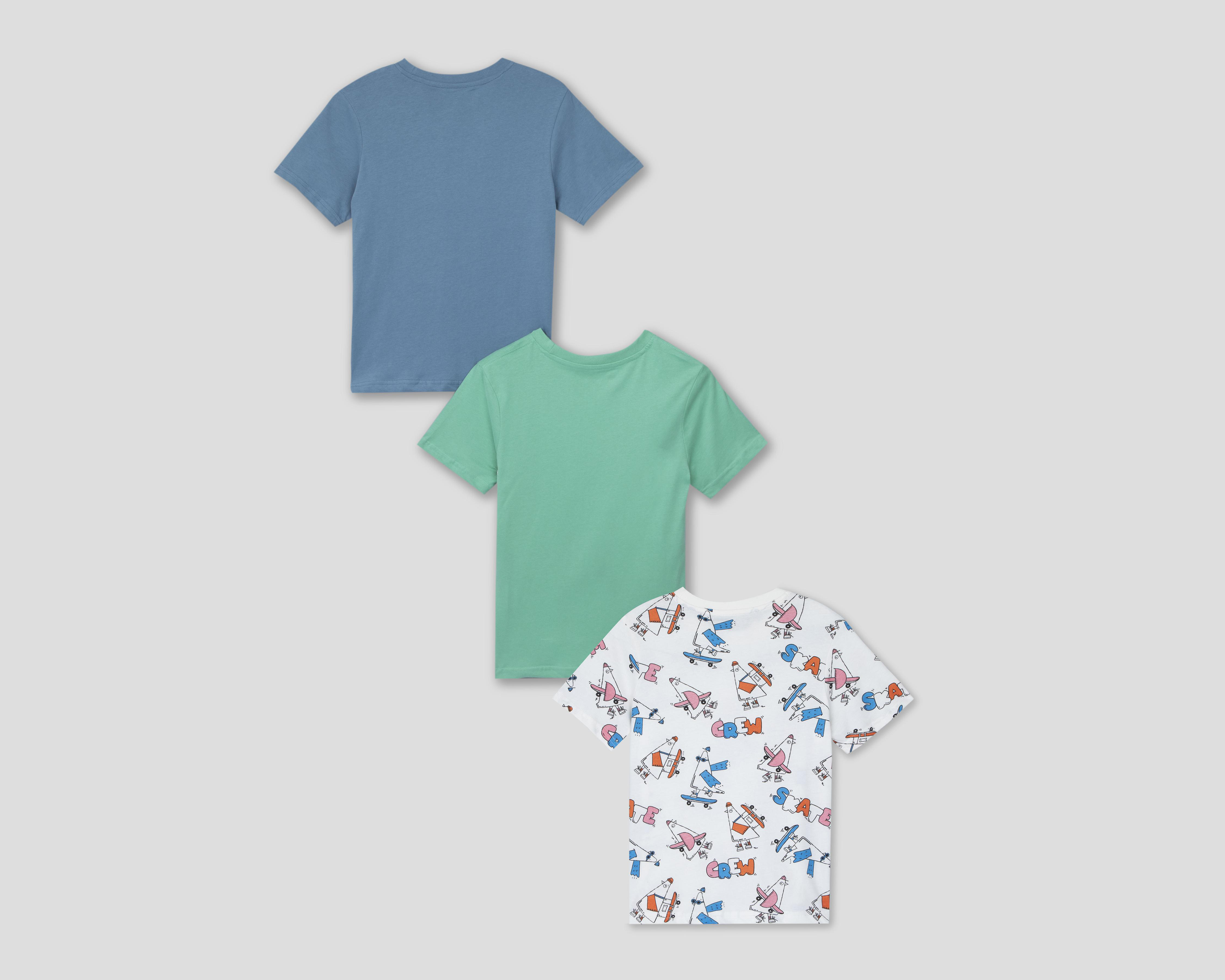 Foto 3 pulgar | Playera Neo*City para Niño 3 Piezas