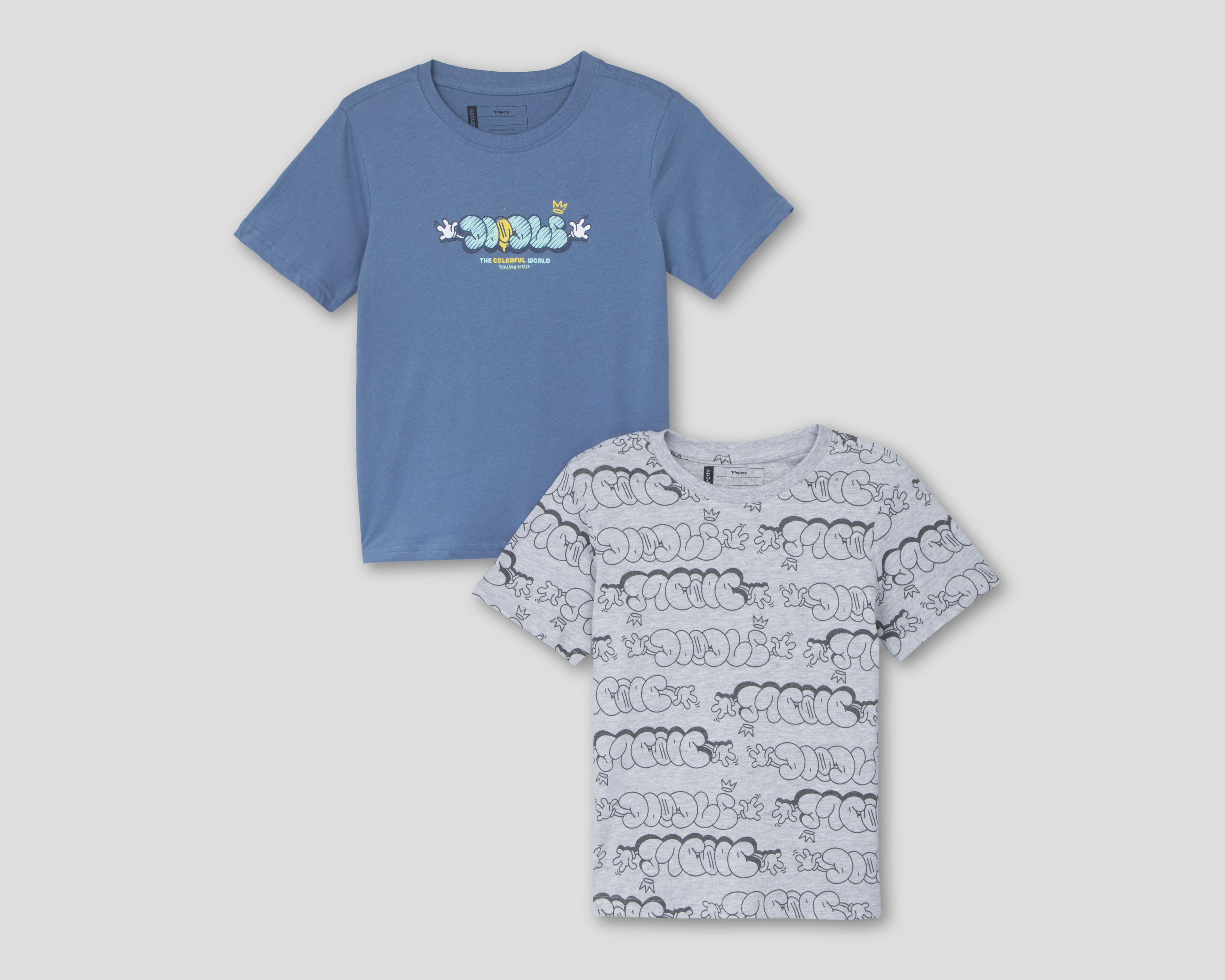 Foto 2 pulgar | Playera Neo*City para Niño 2 Piezas