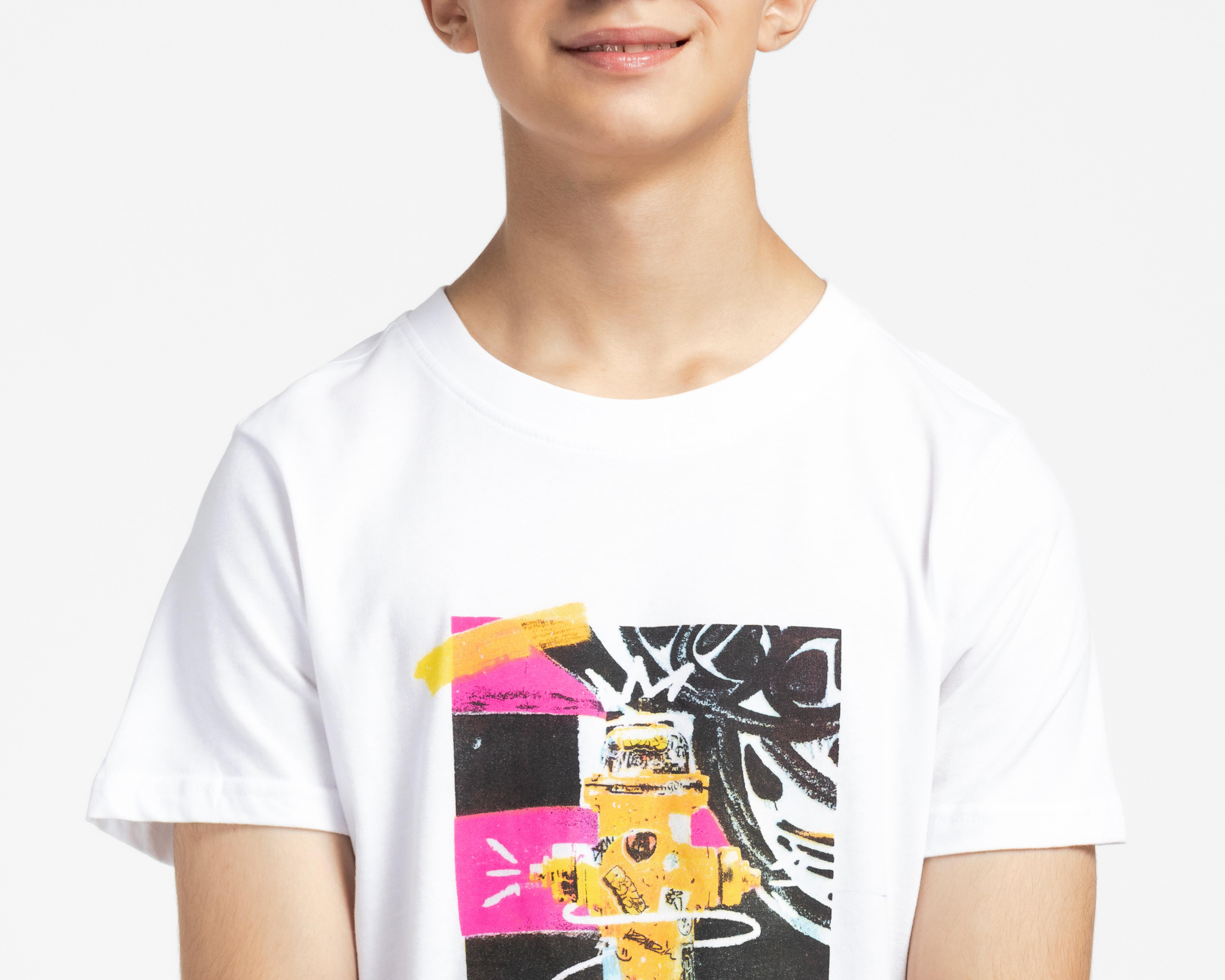 Foto 5 pulgar | Playera Neo*City Manga Corta Juvenil