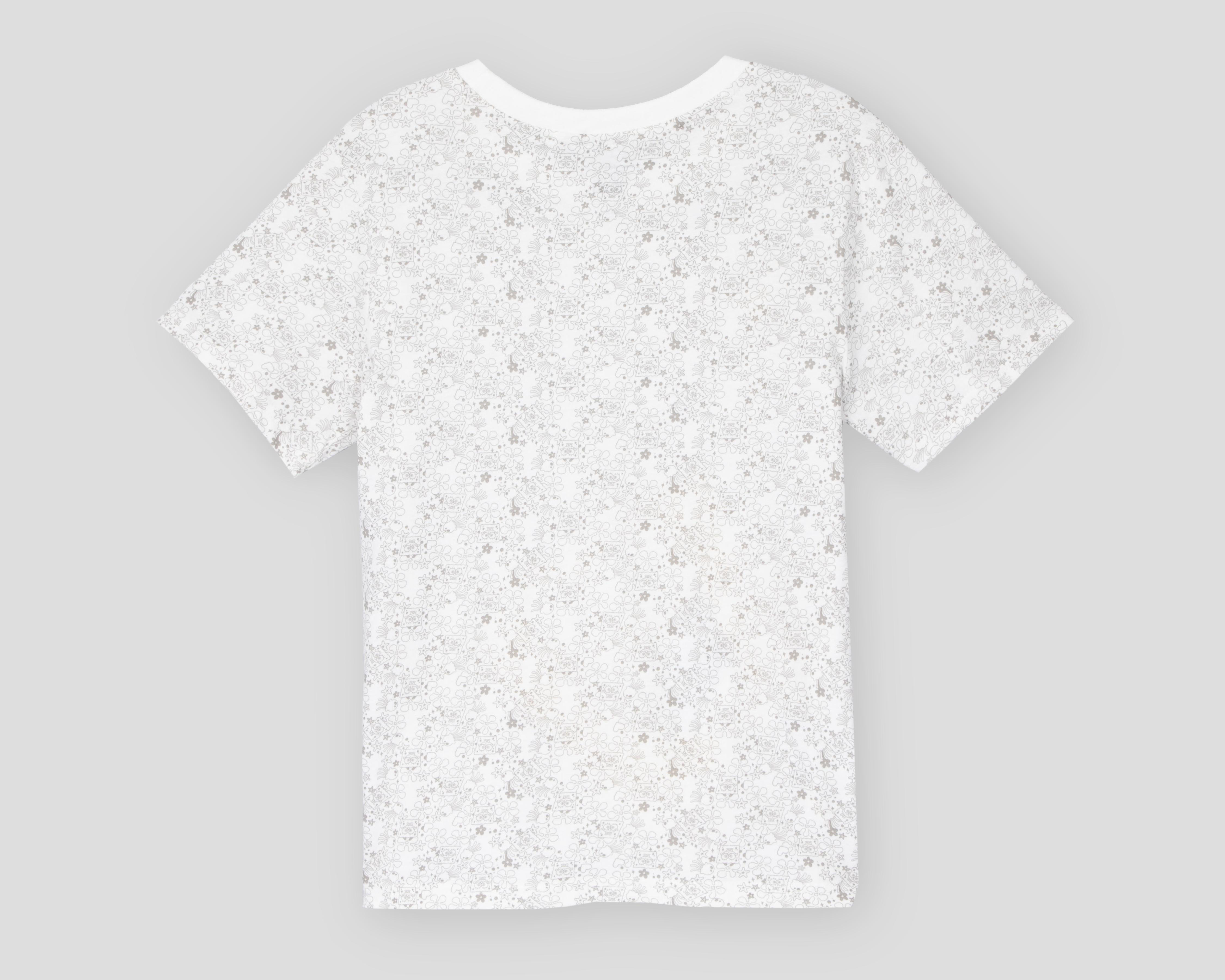 Foto 2 | Playera Bob Esponja Manga Corta Estampada para Niño