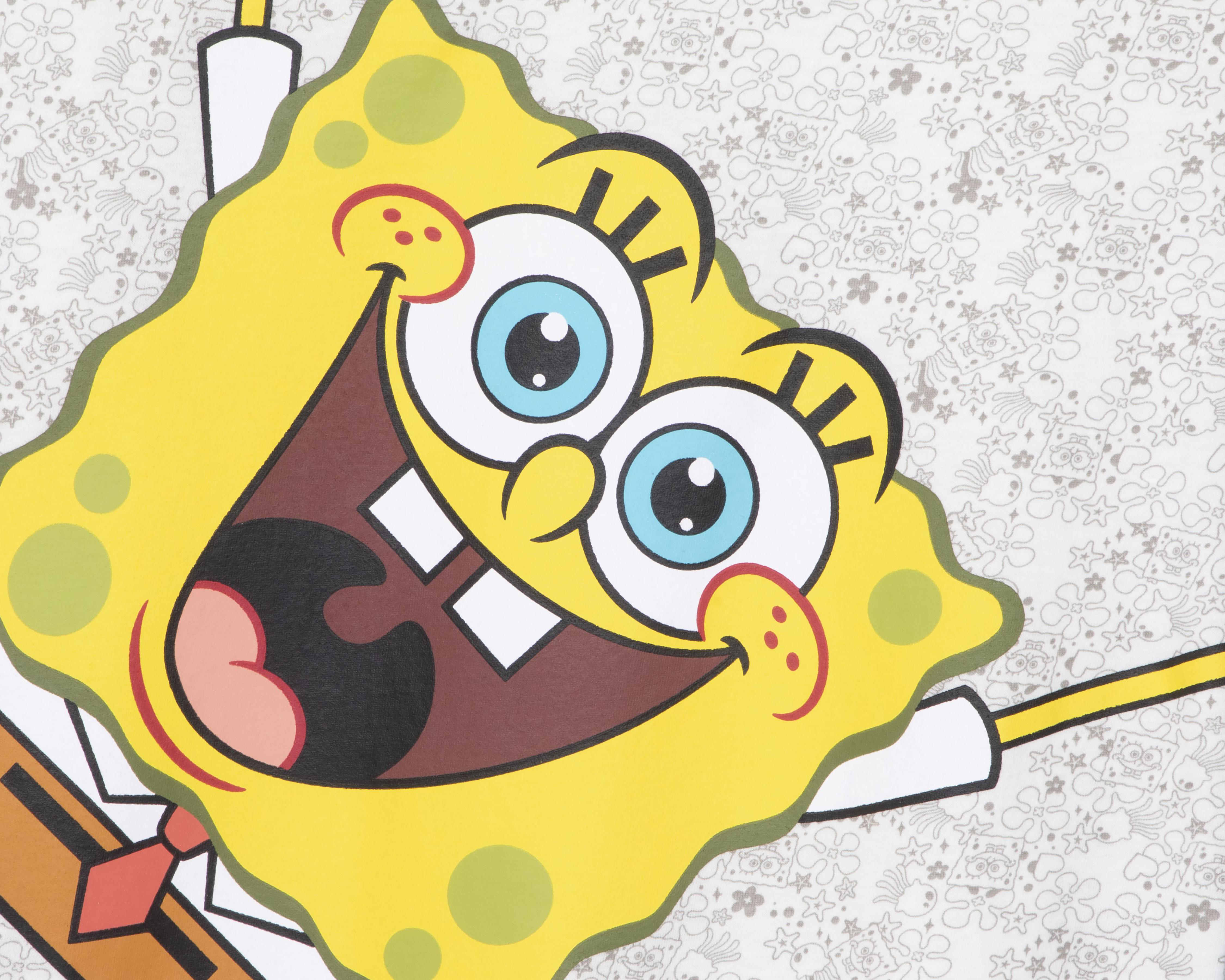Foto 4 pulgar | Playera Bob Esponja Manga Corta Estampada para Niño