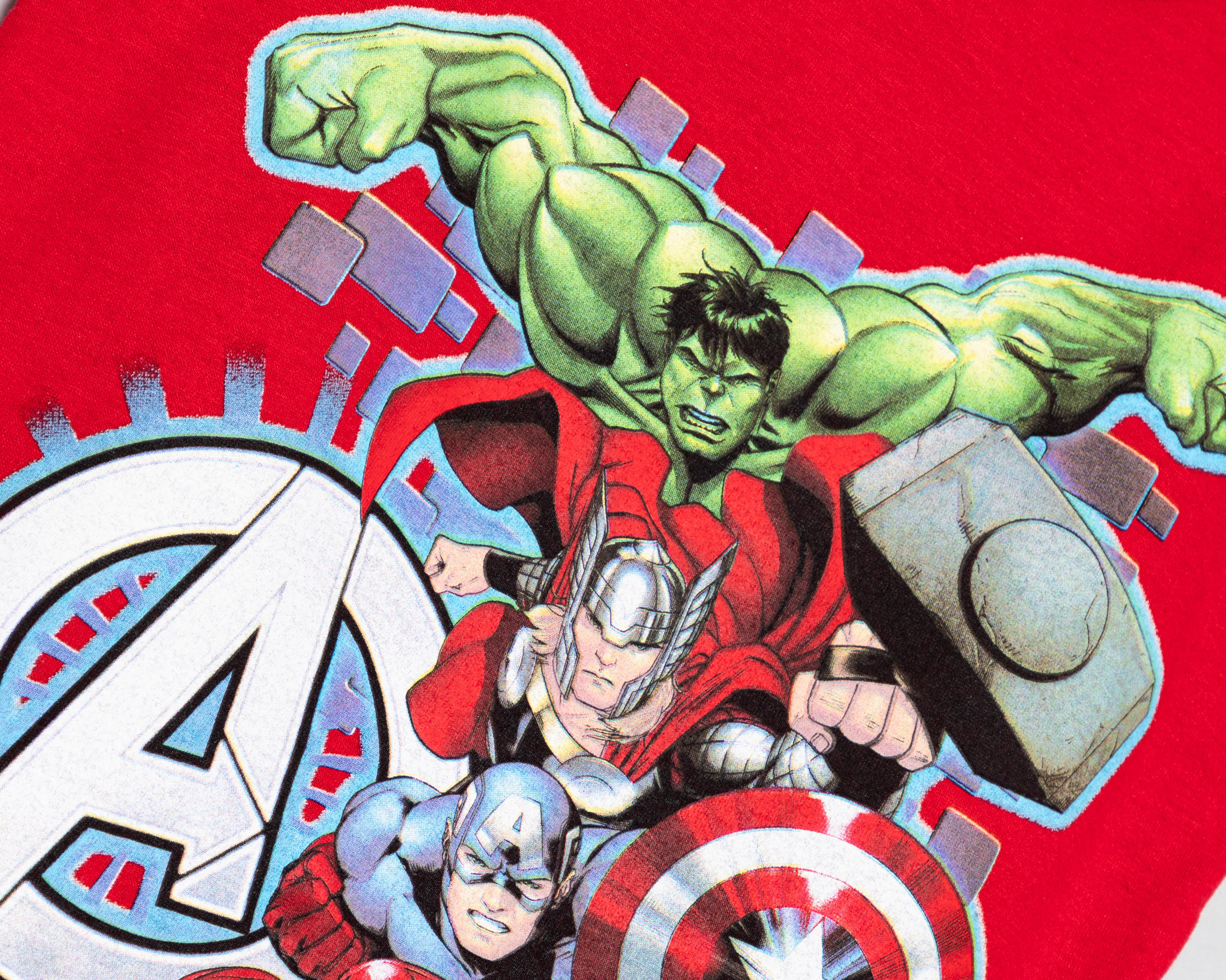 Foto 4 pulgar | Playera Marvel Avengers sin Manga para Niño