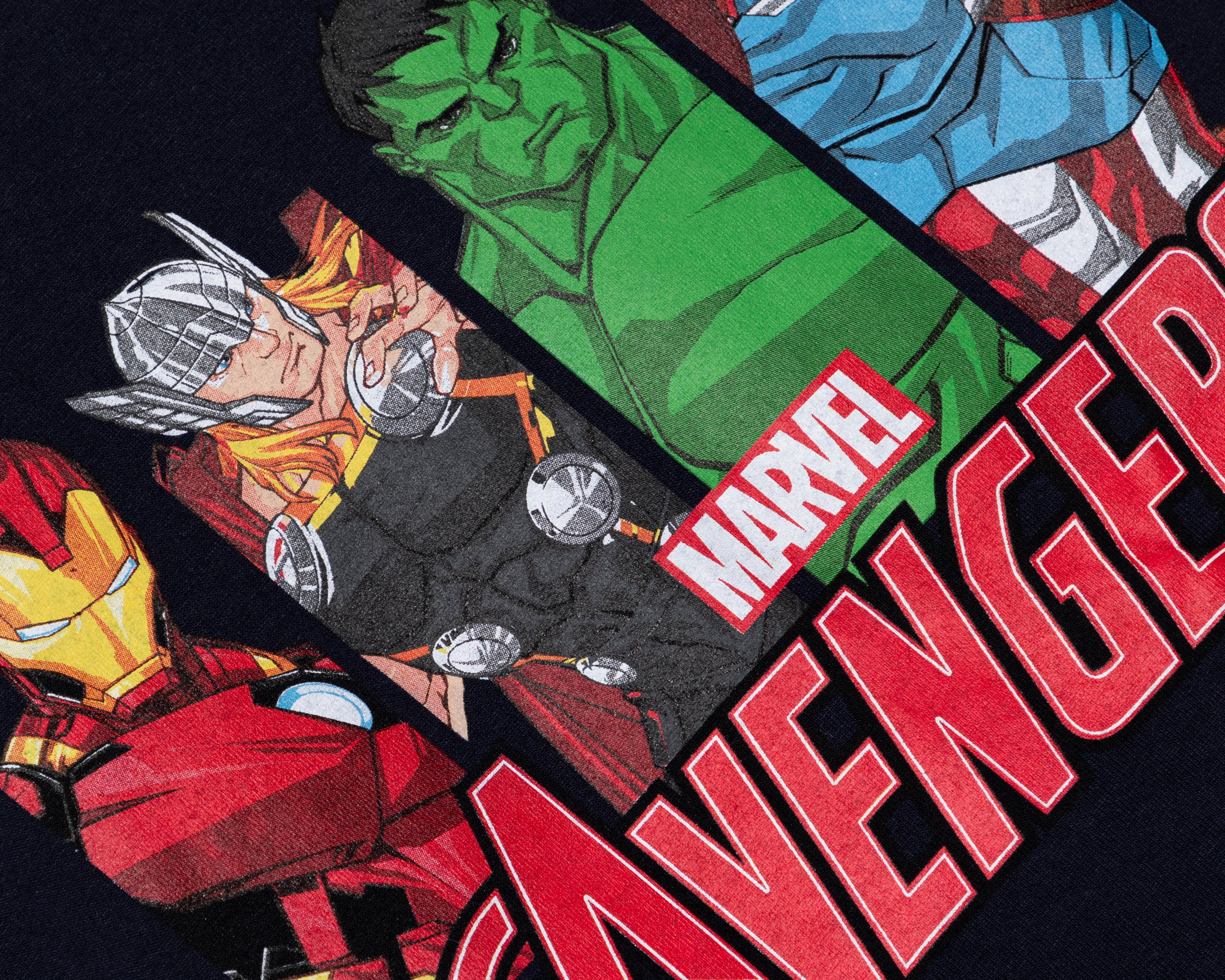 Foto 4 pulgar | Playera Marvel Avengers sin Manga para Niño