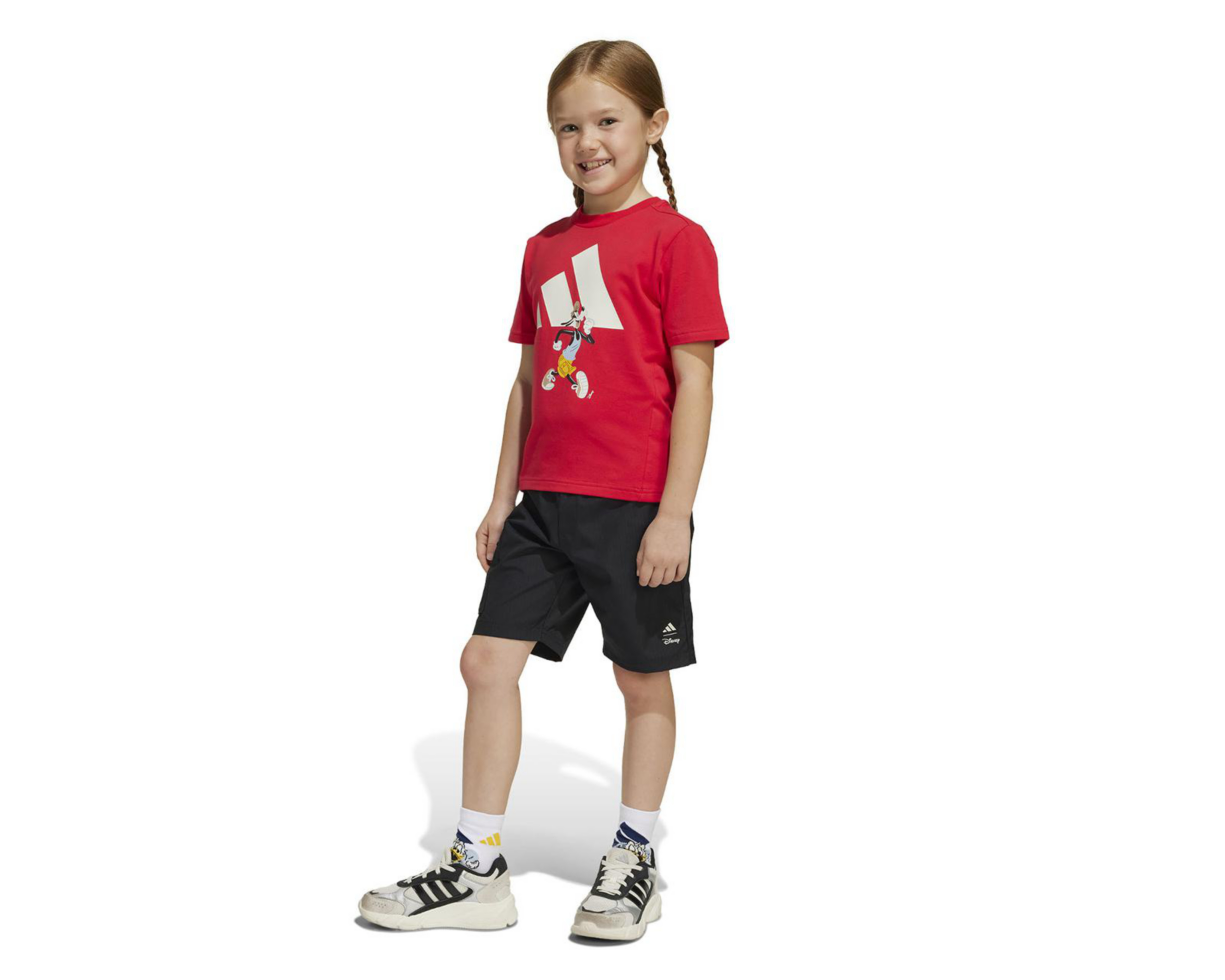 Foto 4 pulgar | Playera y Short Adidas Disney Deportivo para Niña
