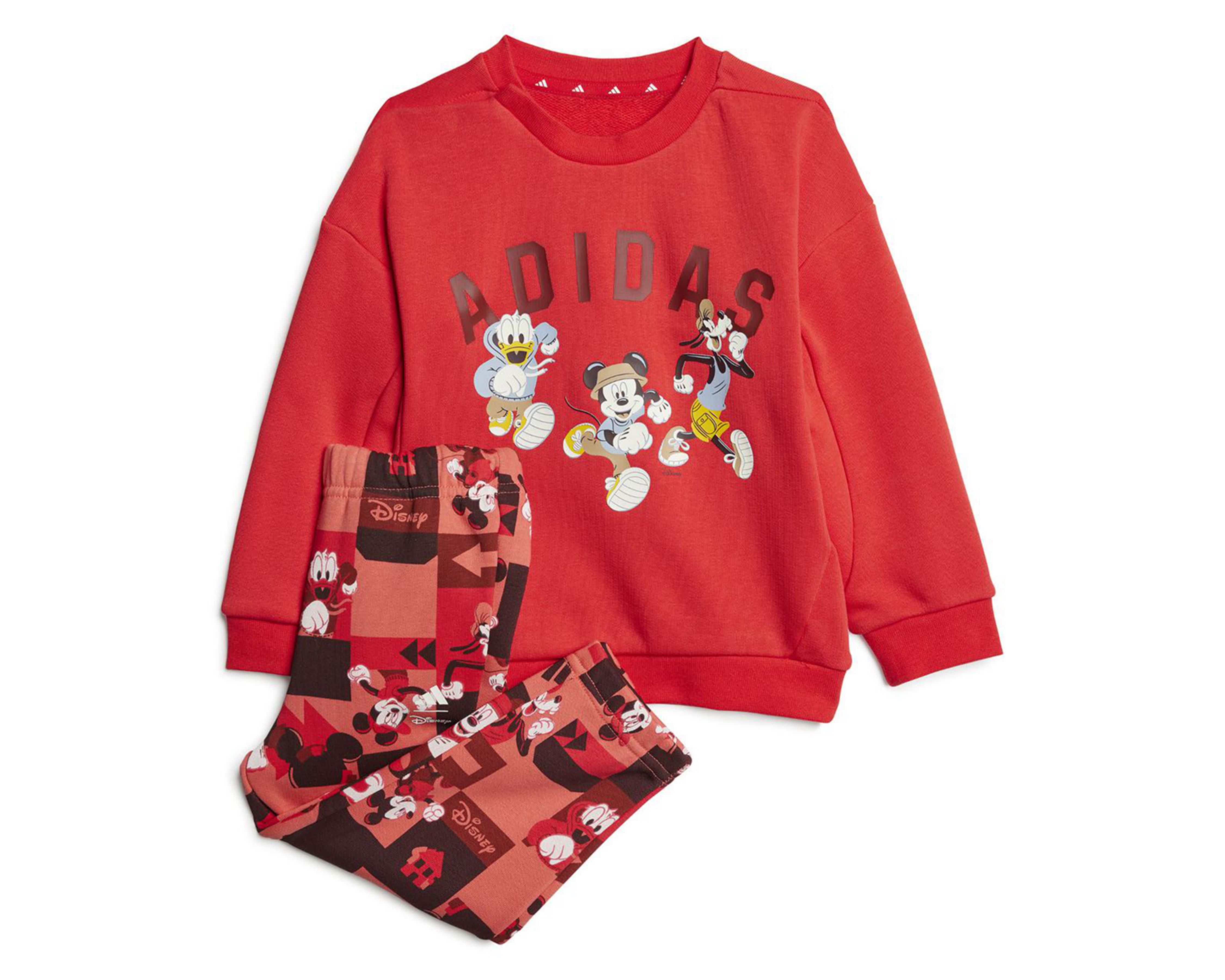 Foto 2 pulgar | Conjunto de Pants y Sudadera Adidas Disney Mickey Mouse para Niño