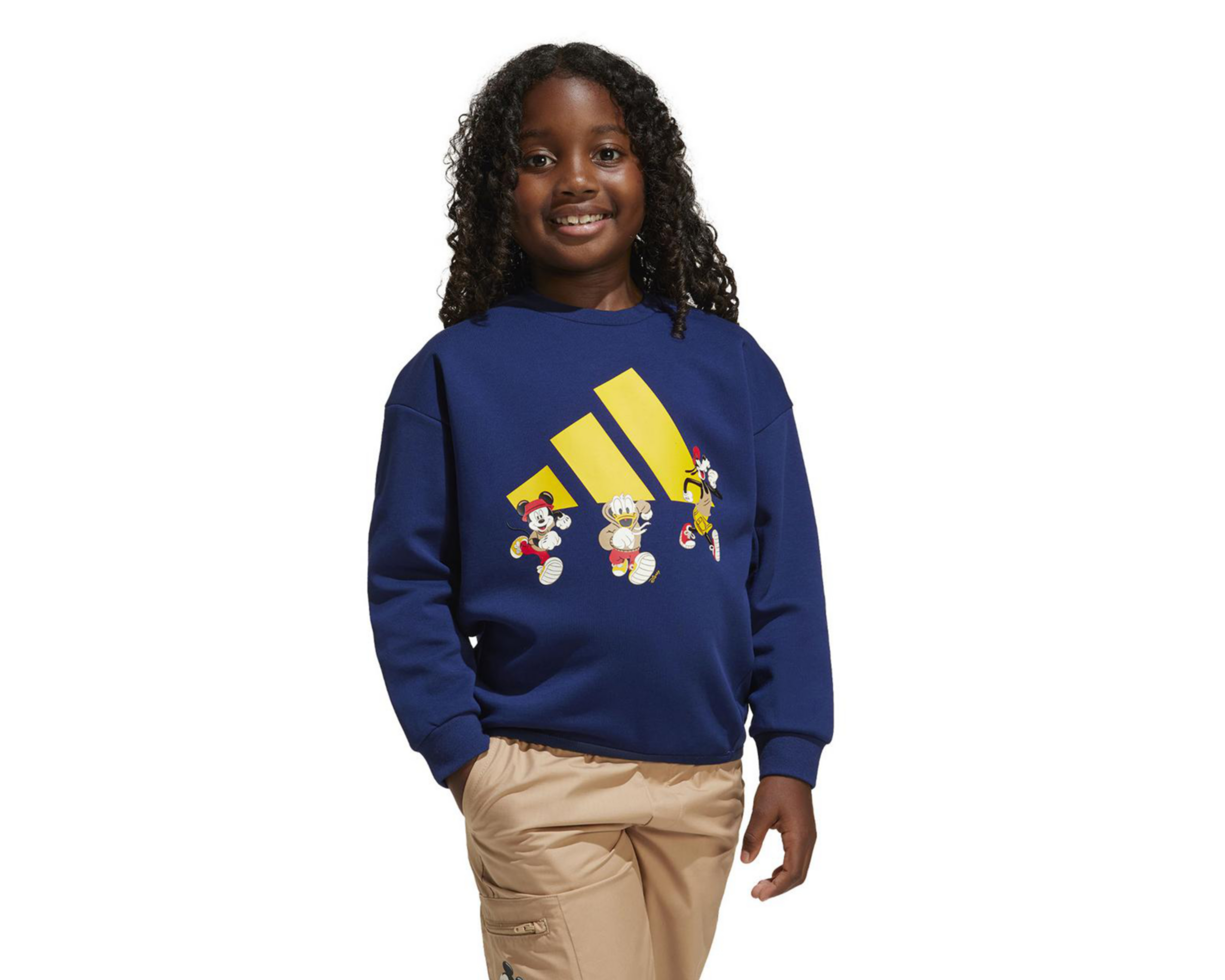Foto 3 pulgar | Sudadera Adidas Disney Mickey Mouse Deportiva para Niña
