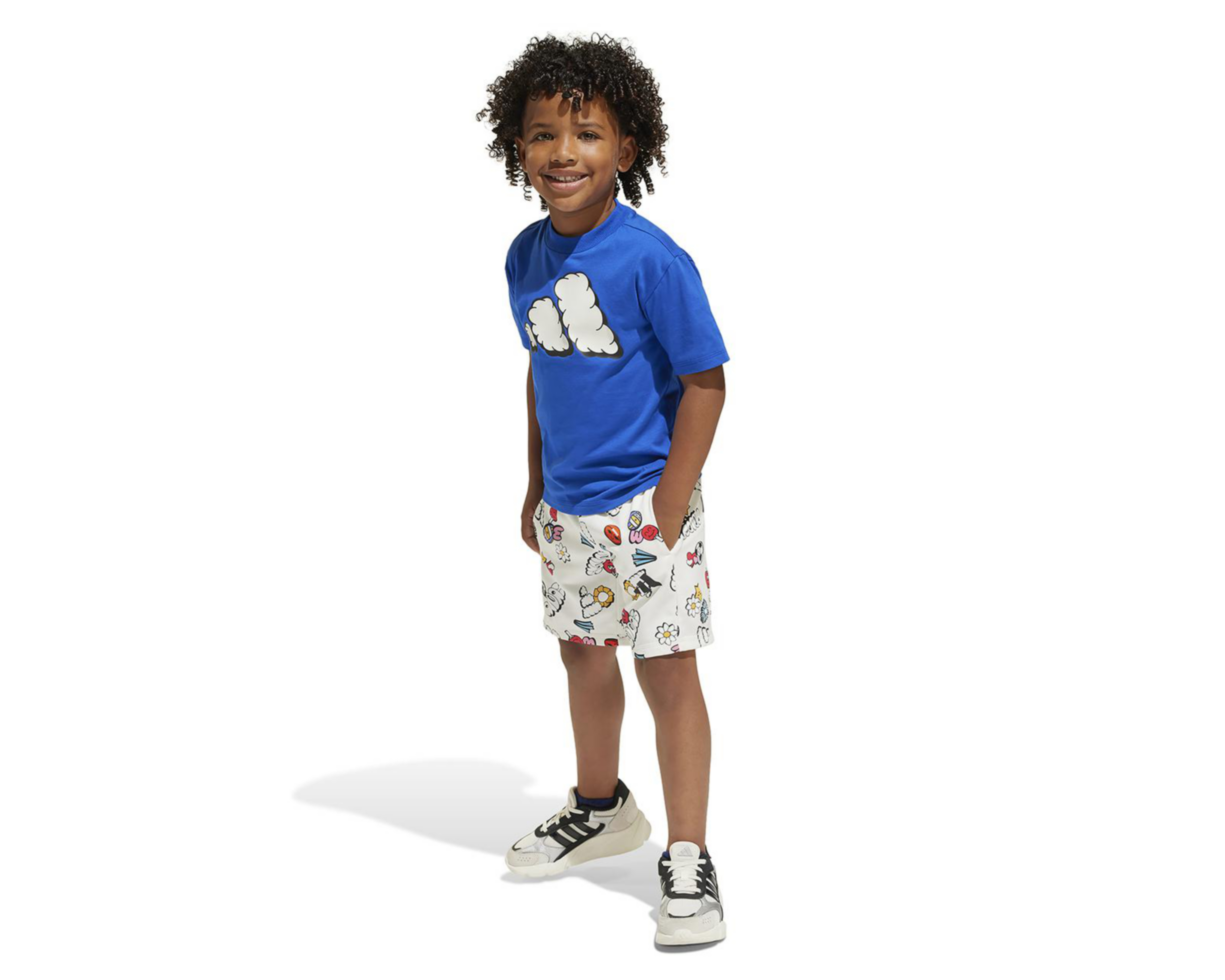 Foto 2 pulgar | Conjunto de Short y Playera Adidas para Niño