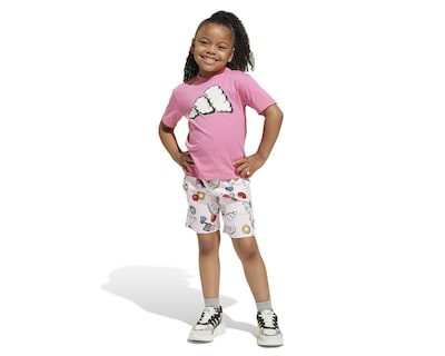 Foto 1 | Conjunto de Short y Playera Adidas para Niña