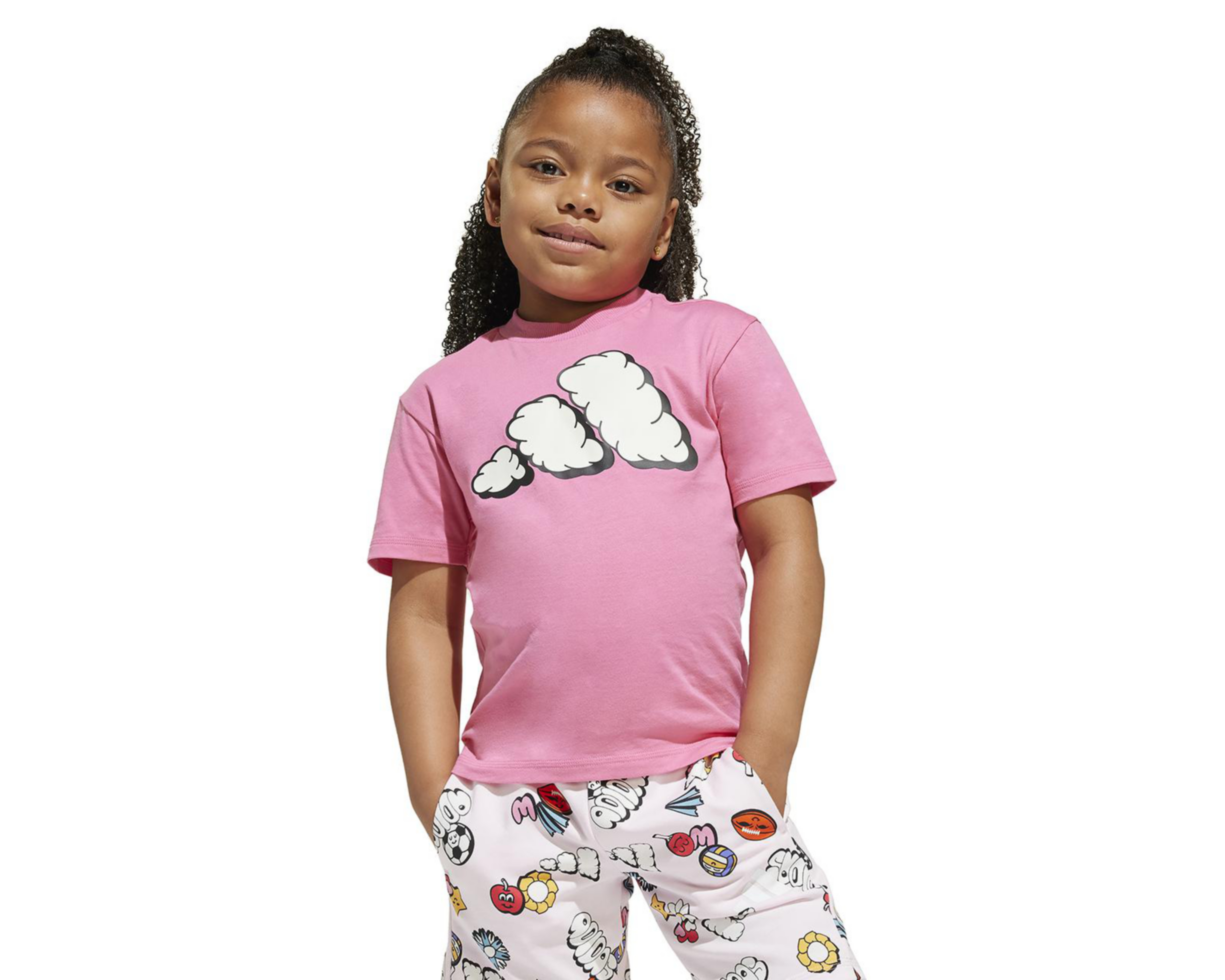 Foto 4 pulgar | Conjunto de Short y Playera Adidas para Niña