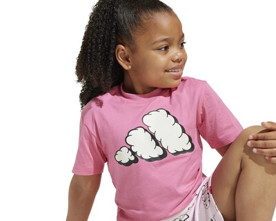 Foto 4 | Conjunto de Short y Playera Adidas para Niña