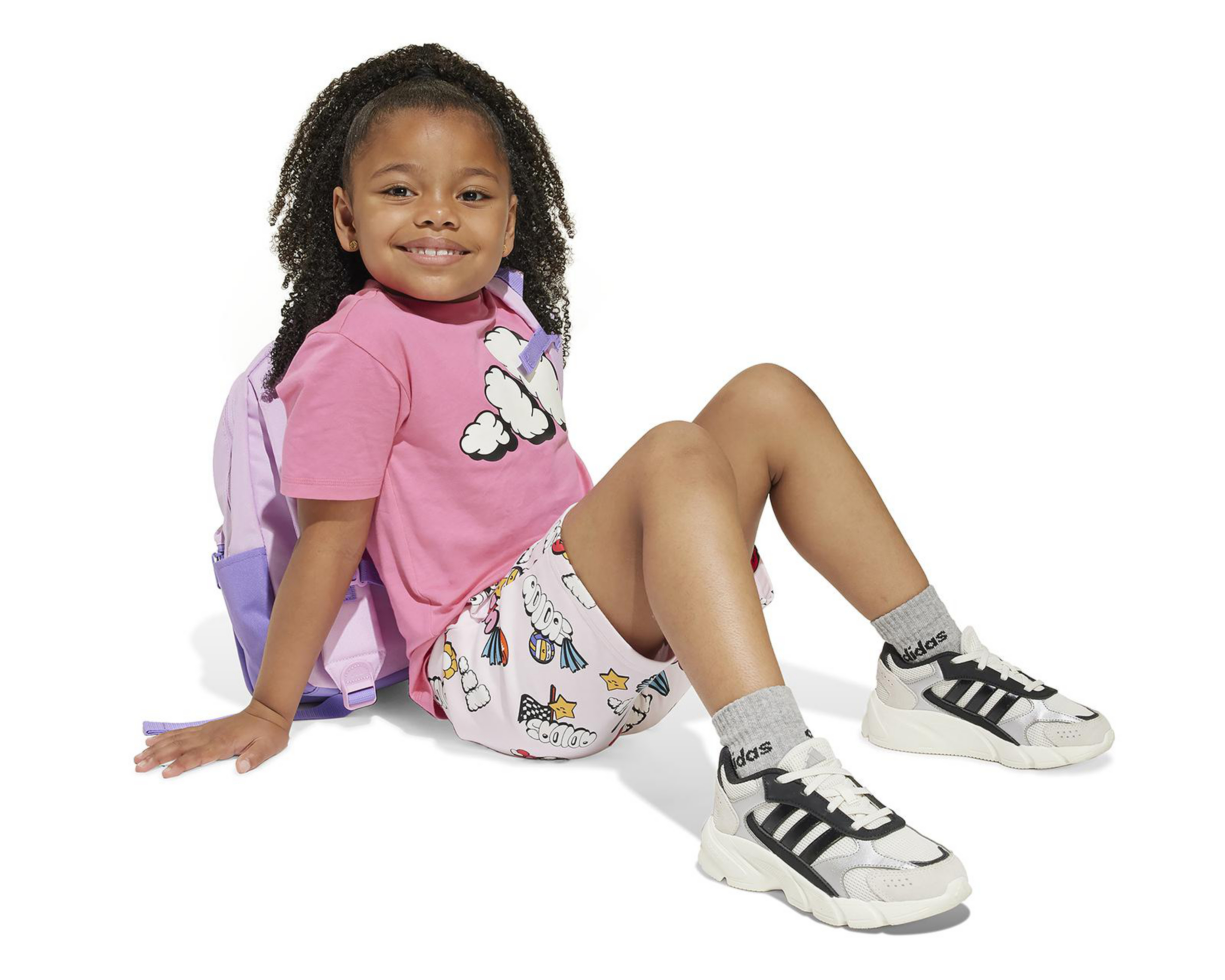 Foto 6 pulgar | Conjunto de Short y Playera Adidas para Niña