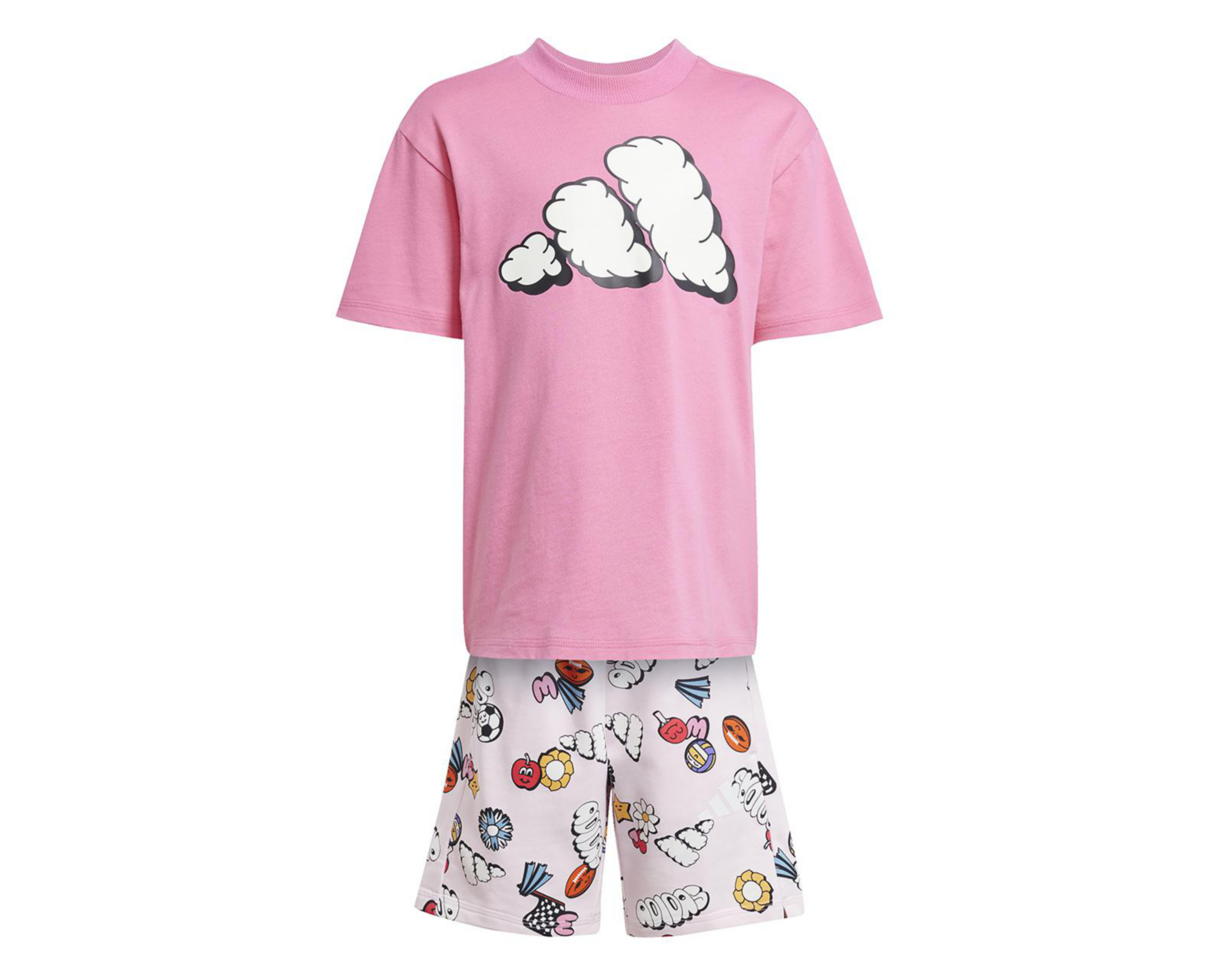 Foto 7 pulgar | Conjunto de Short y Playera Adidas para Niña
