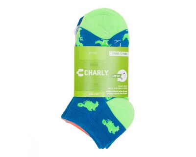 Foto 3 | Calcetas Deportivas Charly para Niño 3 Pares