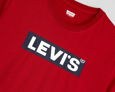 Foto 3 | Playera de Cuello Redondo Roja Levi's para Niño