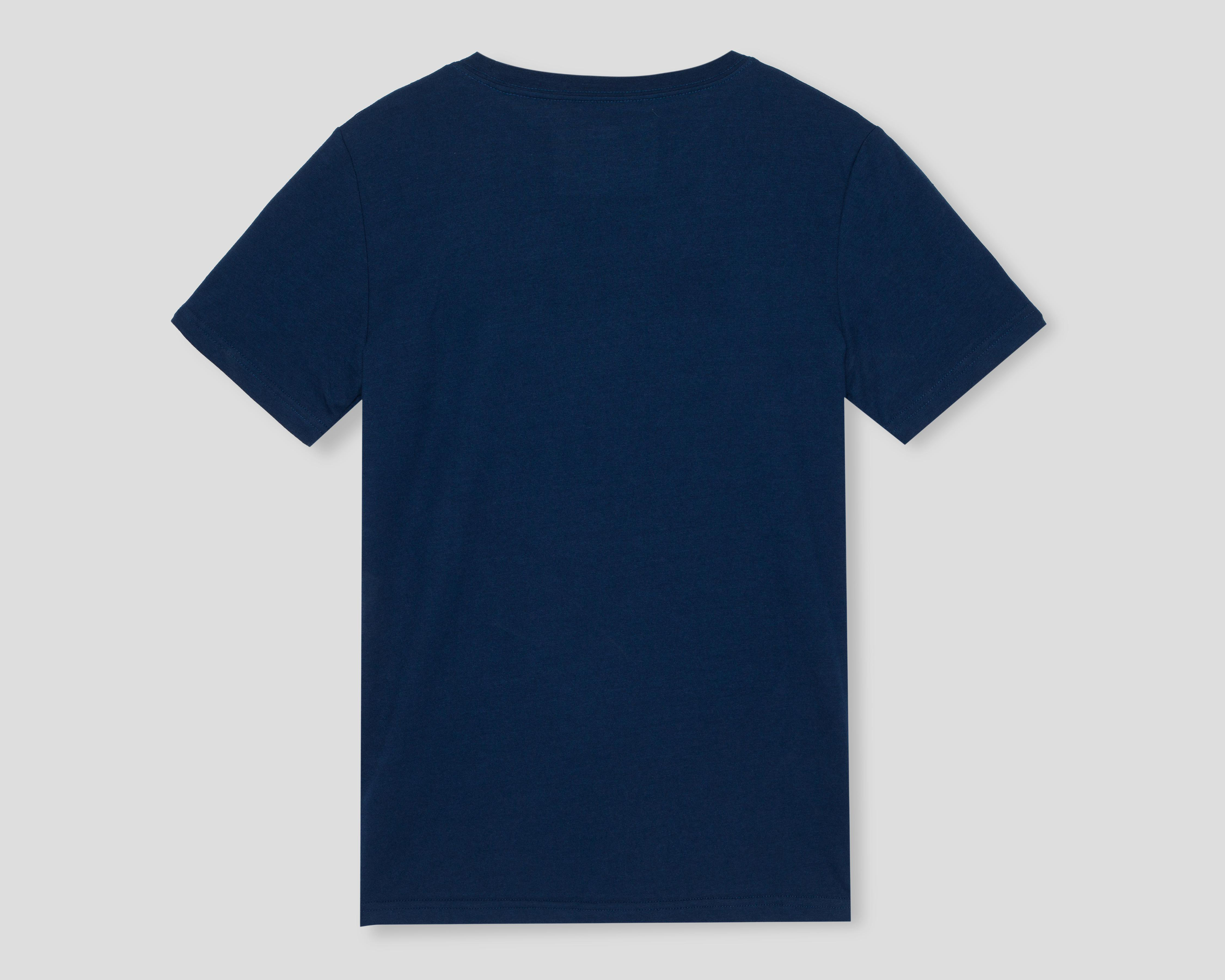 Foto 3 pulgar | Playera de Cuello Redondo Azul Marino Levi's Juvenil