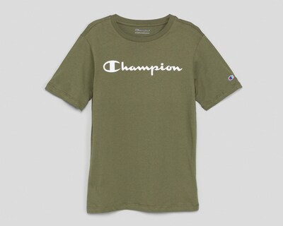 Foto 1 | Playera de Cuello Redondo Verde Champion Juvenil