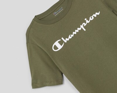 Foto 3 | Playera de Cuello Redondo Verde Champion Juvenil