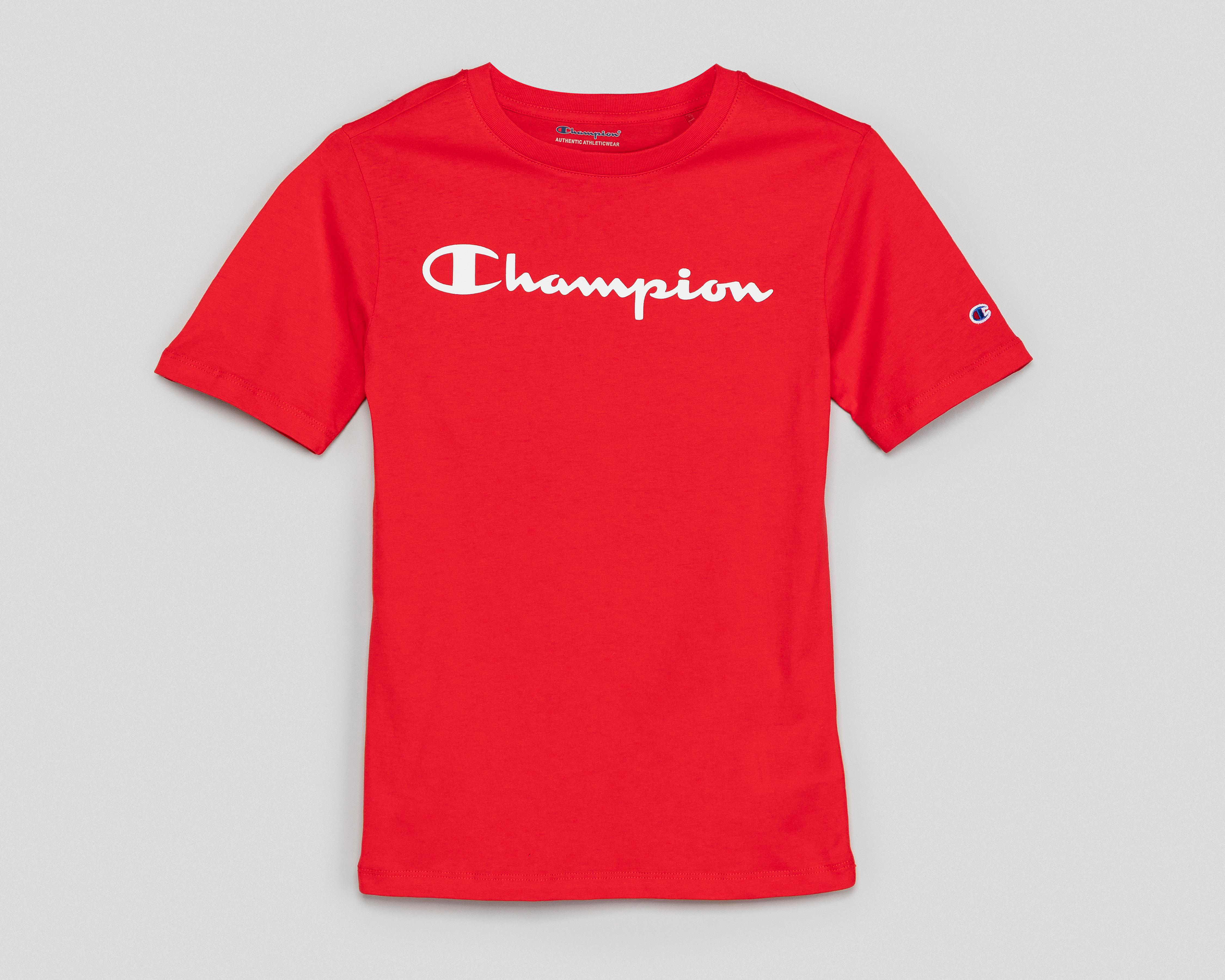 Foto 2 pulgar | Playera de Cuello Redondo Rojo Champion Juvenil