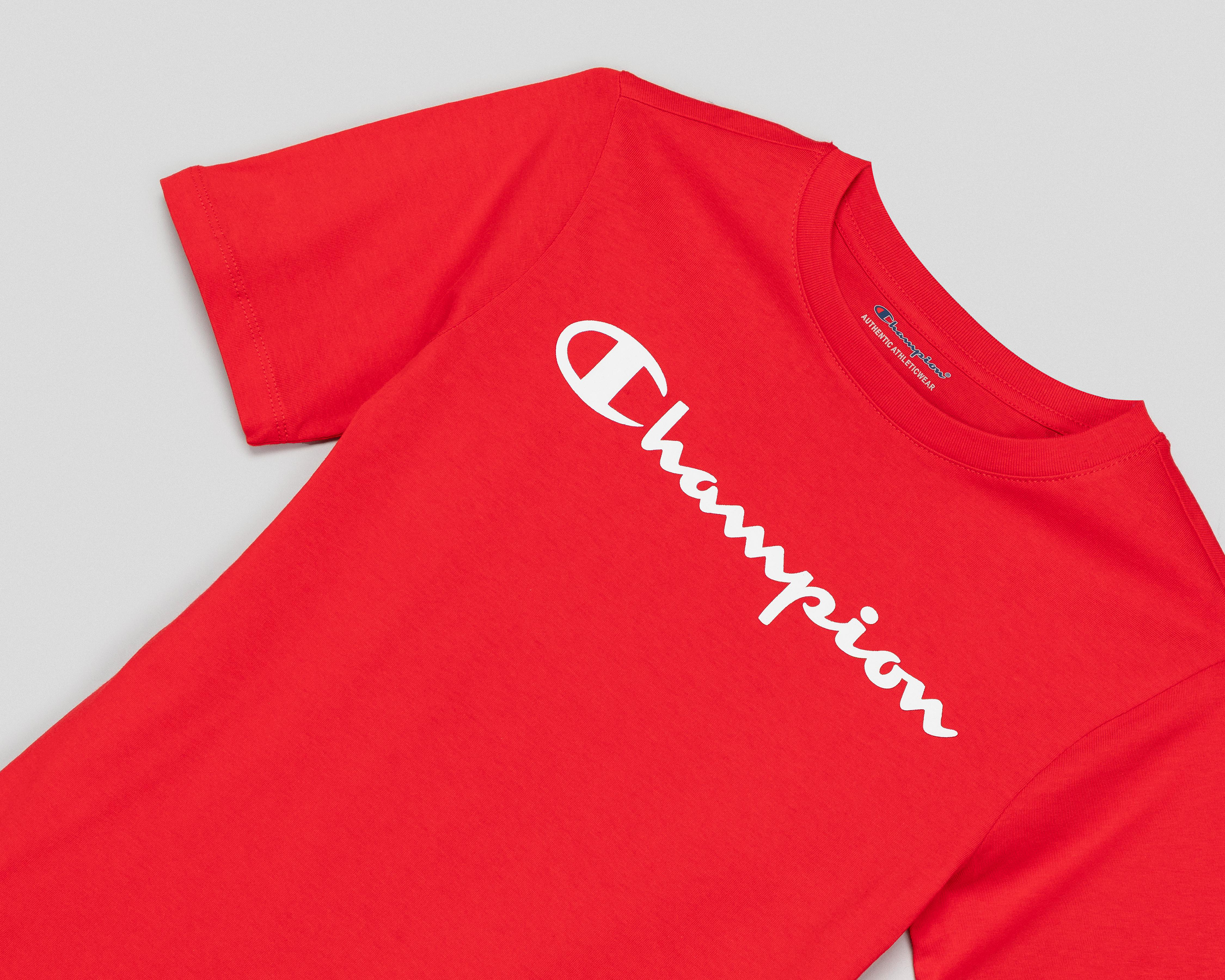 Foto 4 pulgar | Playera de Cuello Redondo Rojo Champion Juvenil