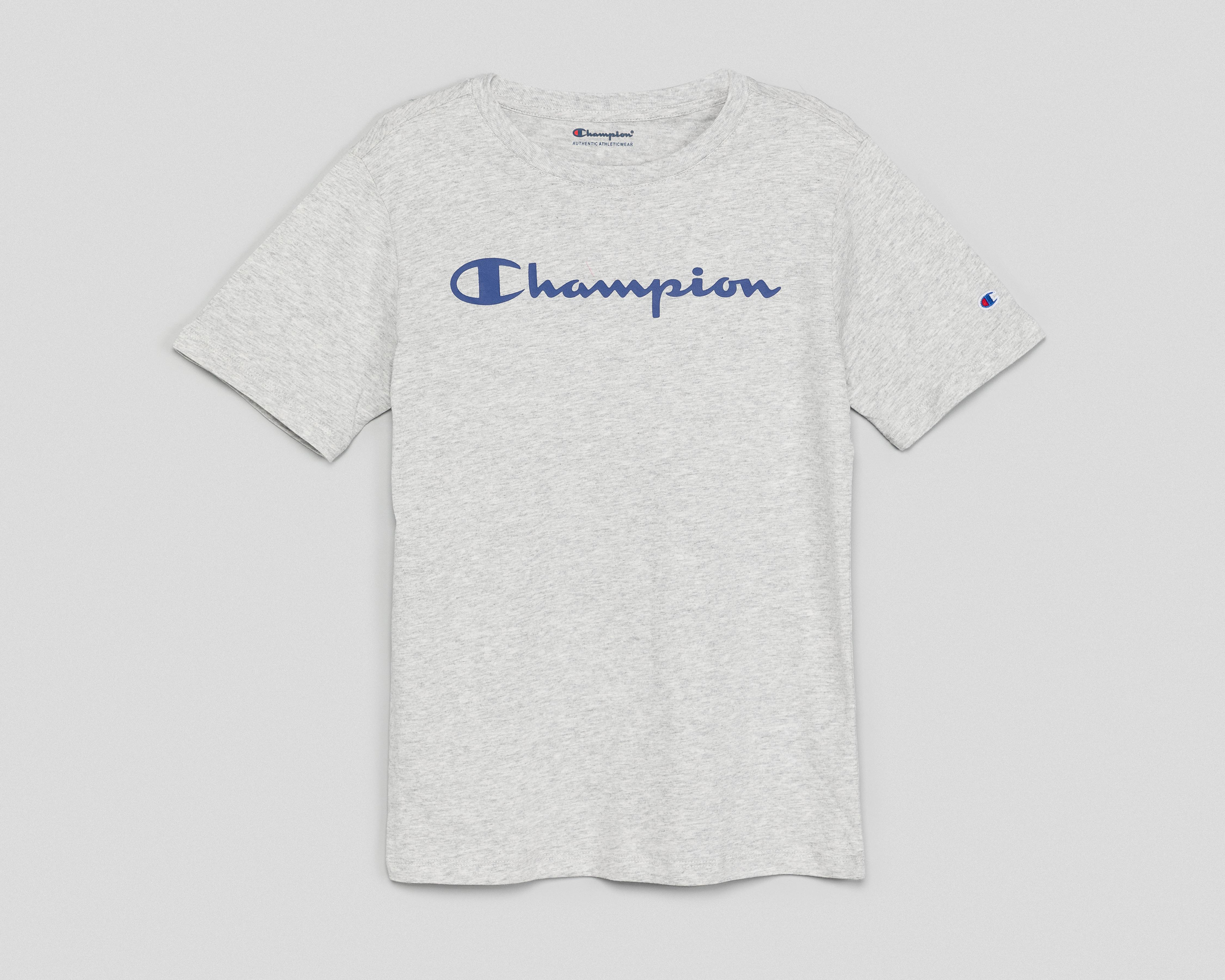 Foto 2 pulgar | Playera de Cuello Redondo Gris Champion Juvenil