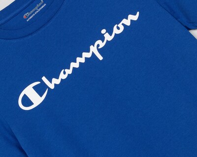 Foto 3 | Playera de Cuello Redondo Azul Champion Juvenil