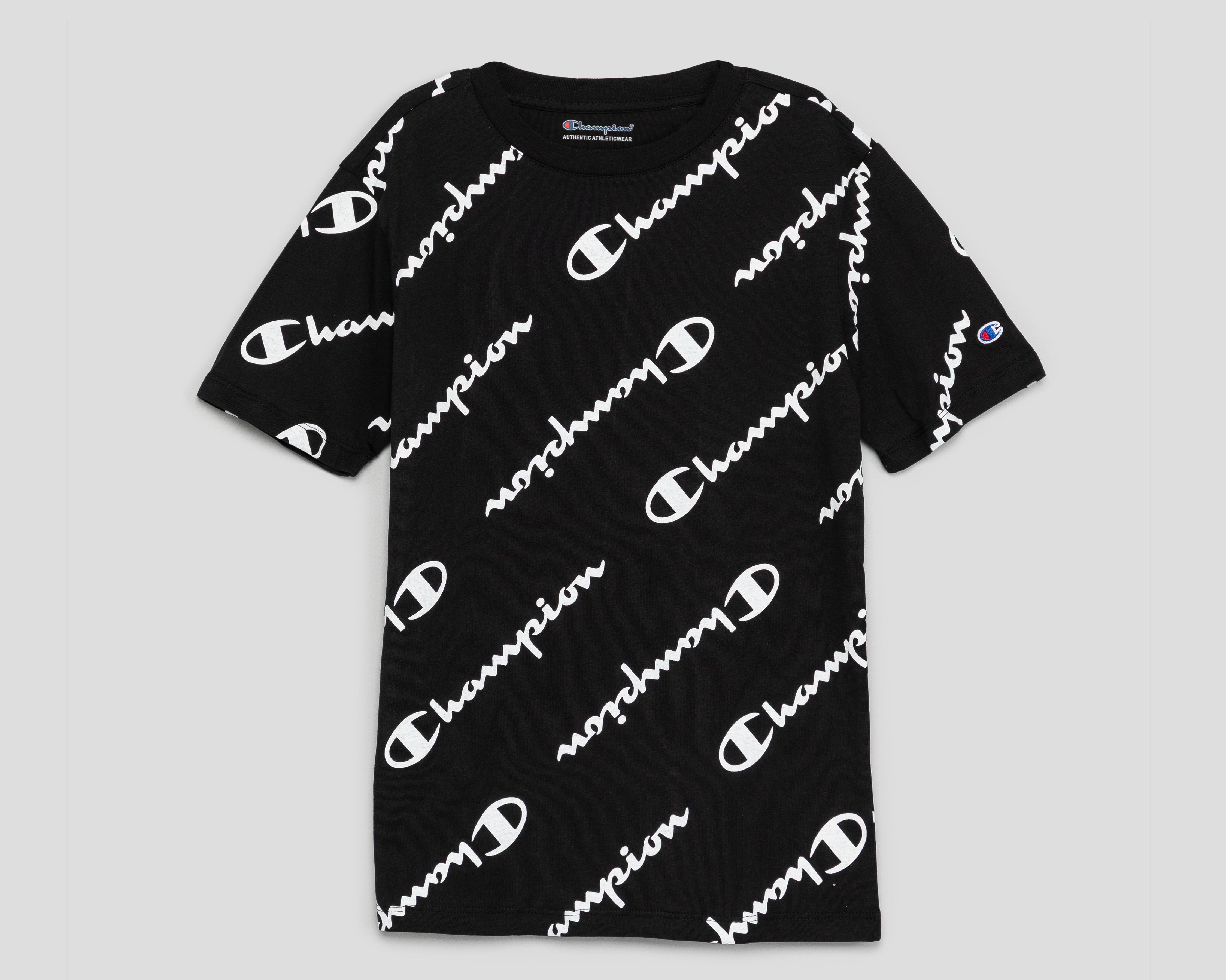 Playera de Cuello Redondo Negra Champion Juvenil $249