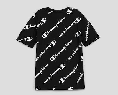 Foto 2 | Playera de Cuello Redondo Negra Champion Juvenil