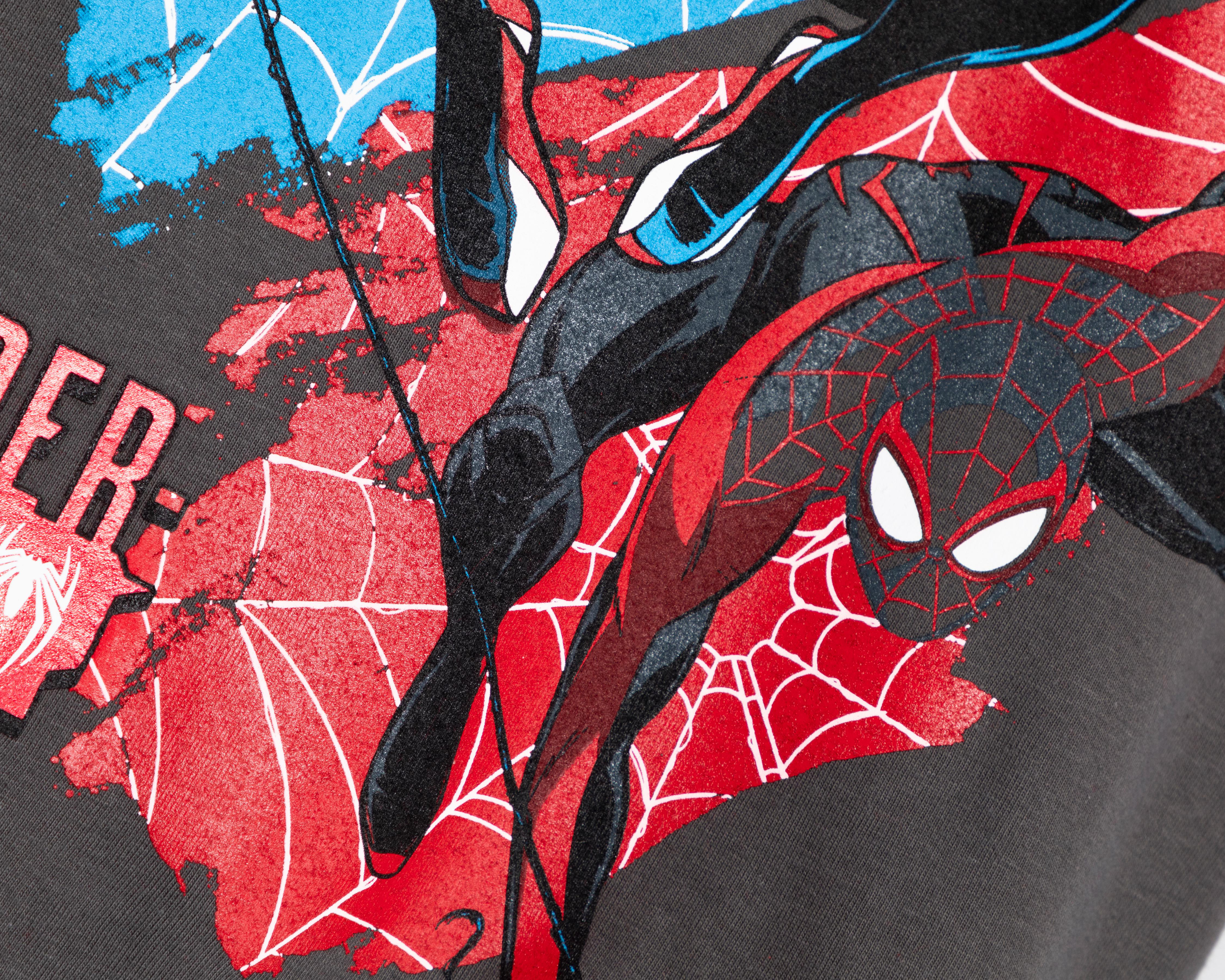 Foto 4 pulgar | Playera Marvel Spider-Man Manga Corta para Niño