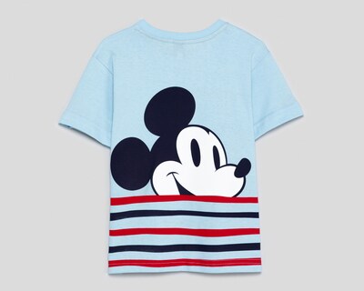 Foto 2 | Playera Disney Manga Corta a Rayas para Niño