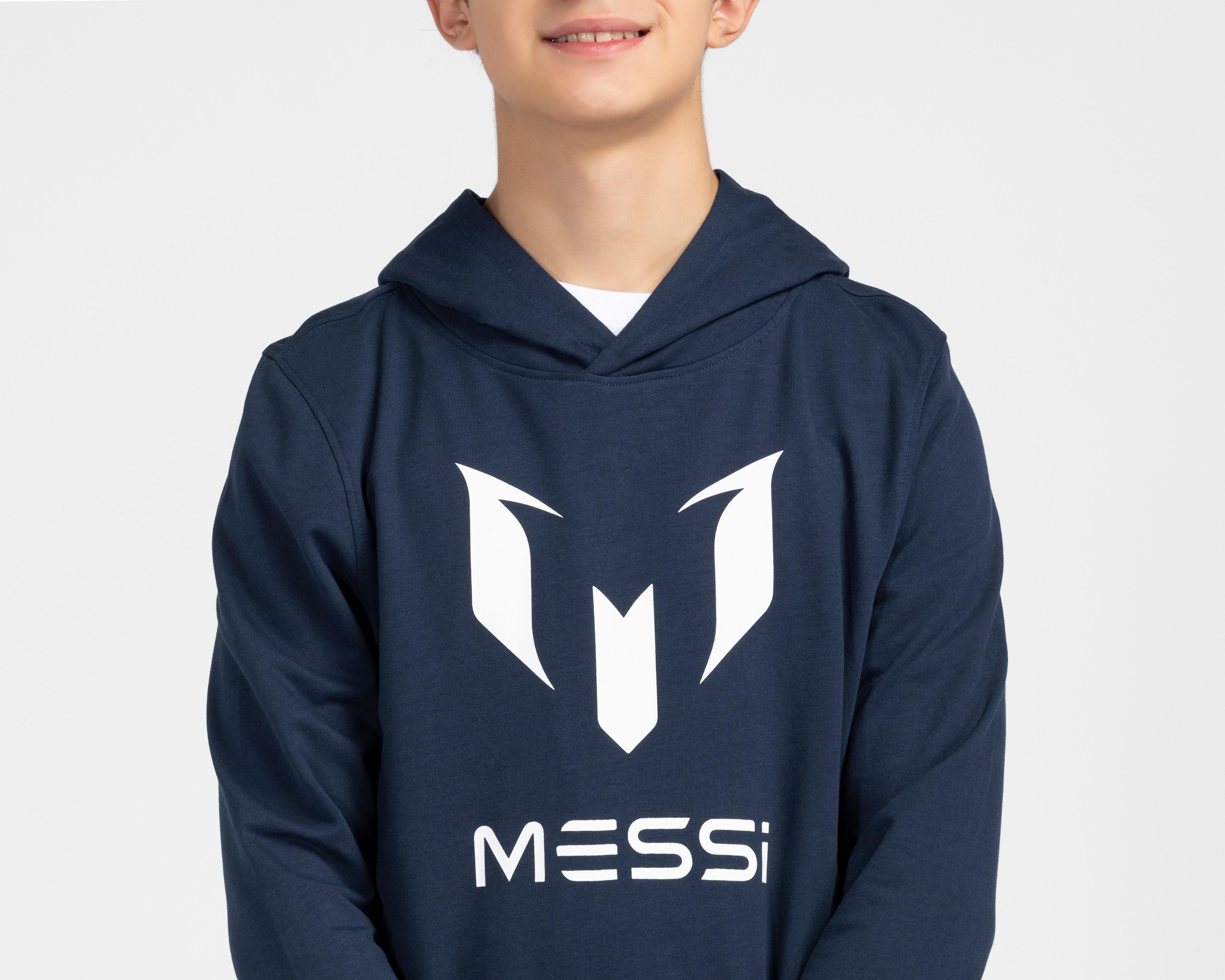 Foto 5 pulgar | Sudadera con Gorro Messi para Niño