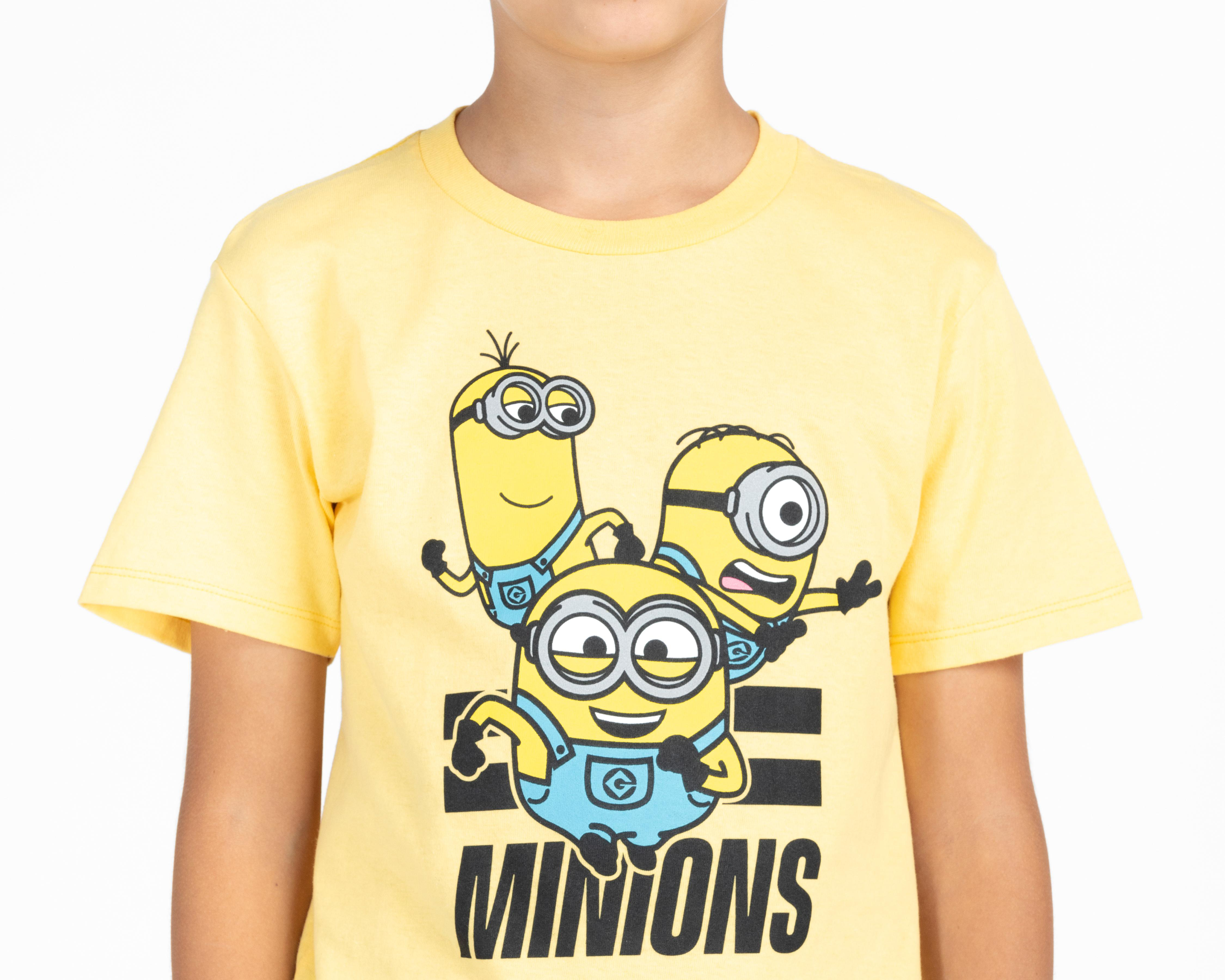 Foto 4 pulgar | Conjunto de Short y Playera Minions para Niño
