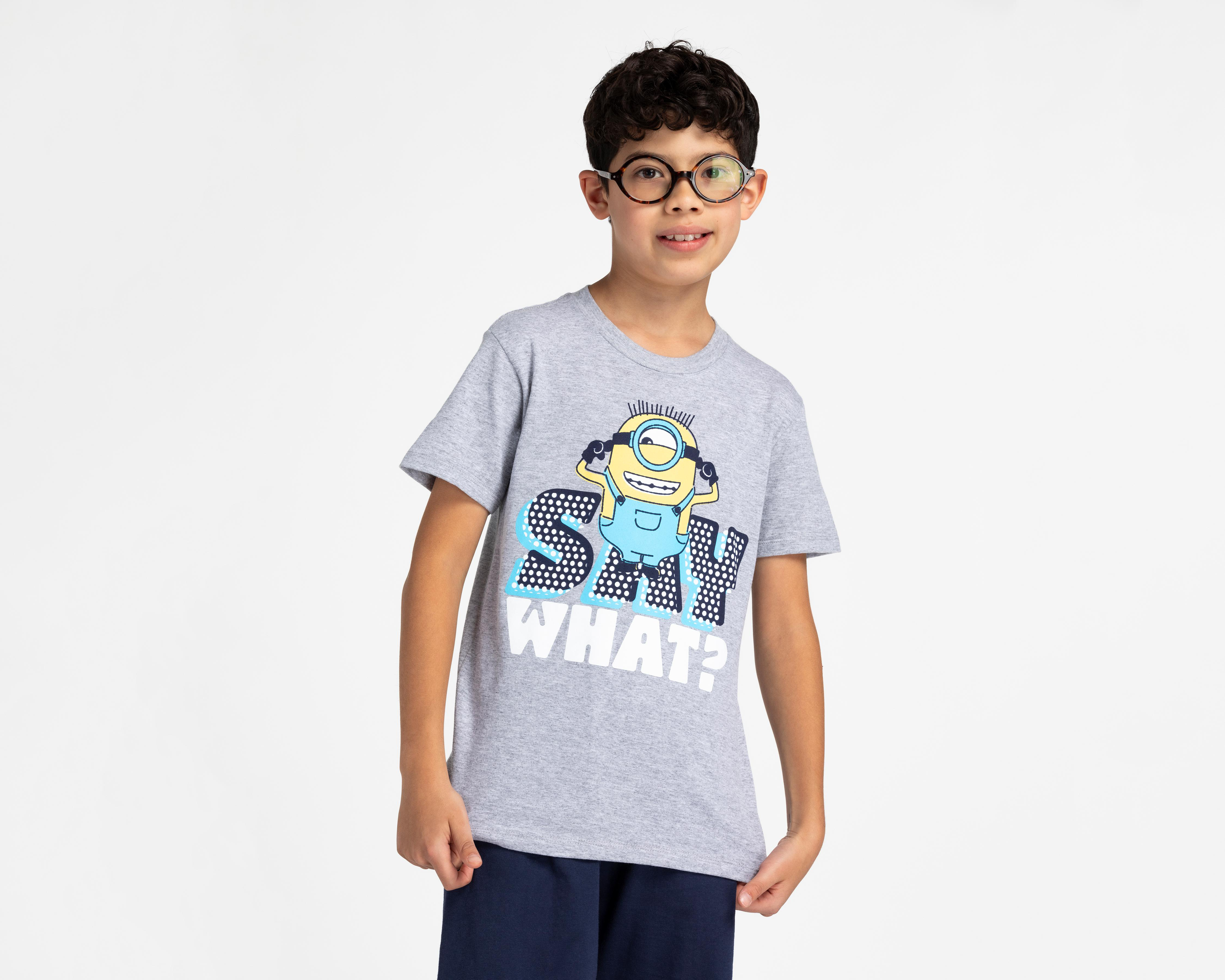 Foto 4 pulgar | Conjunto de Short y Playera Minions para Niño