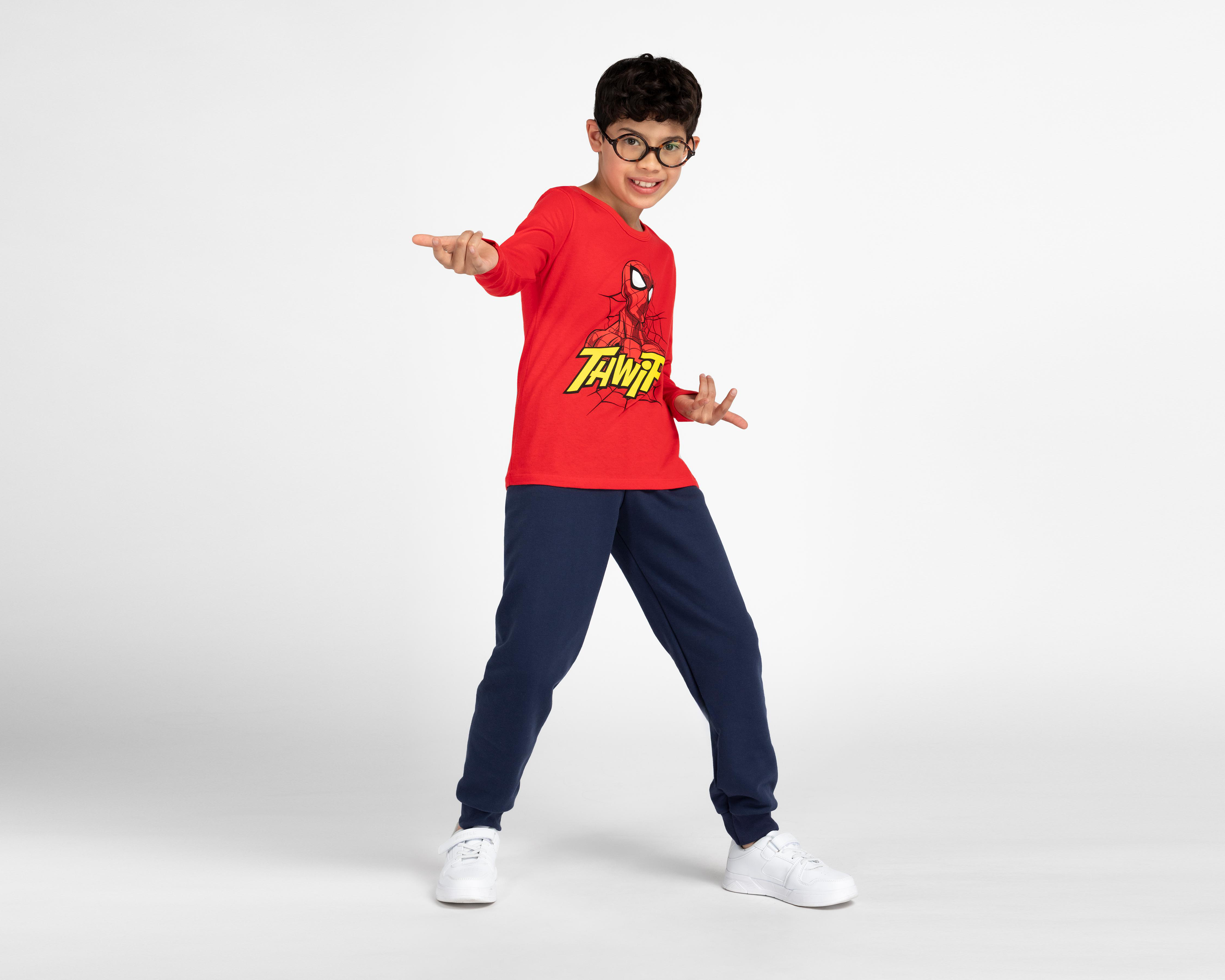 Foto 1 | Conjunto de Pants y Playera Spider-Man para Niño