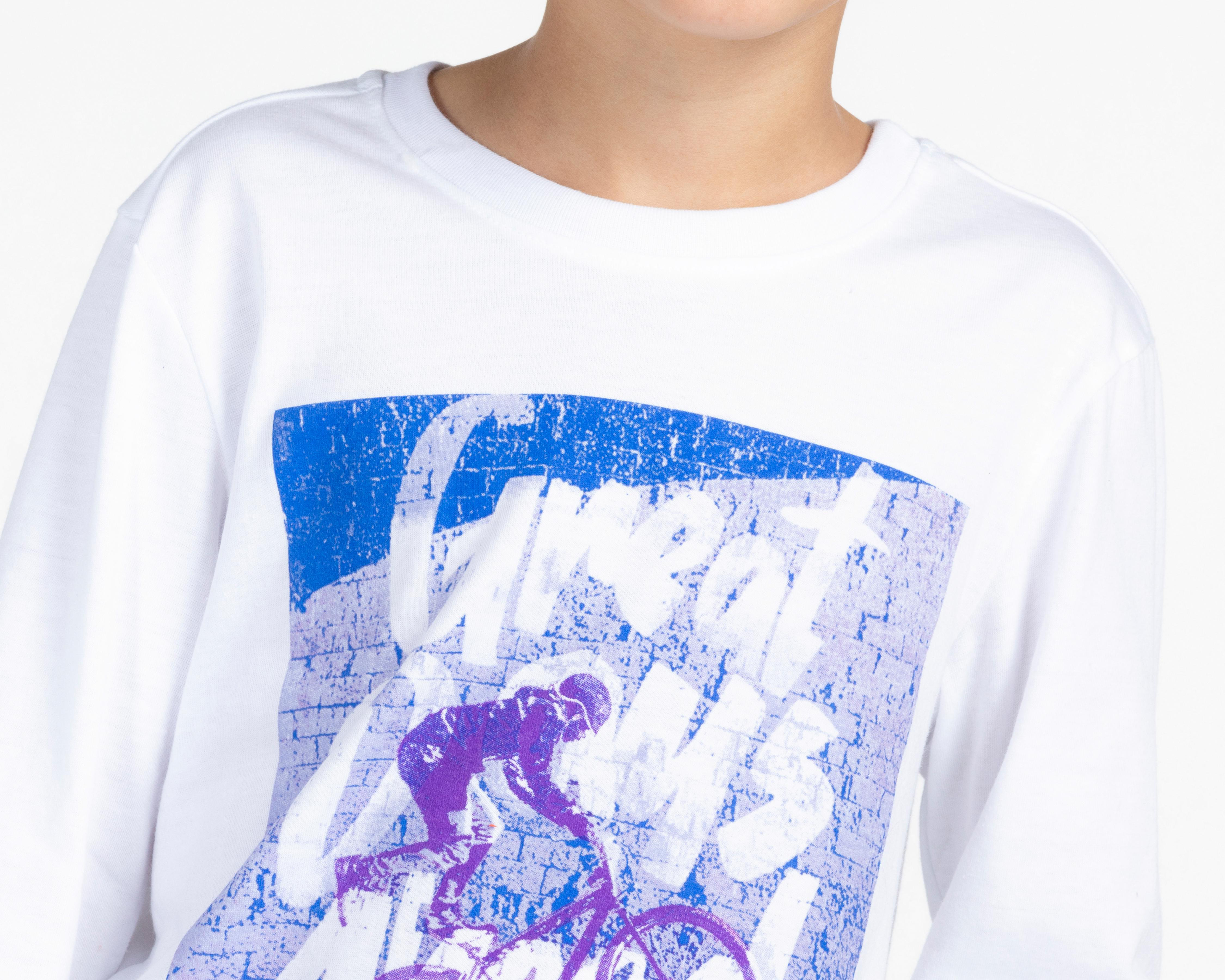 Foto 6 pulgar | Playera Neo*City Manga Larga Estampada para Niño