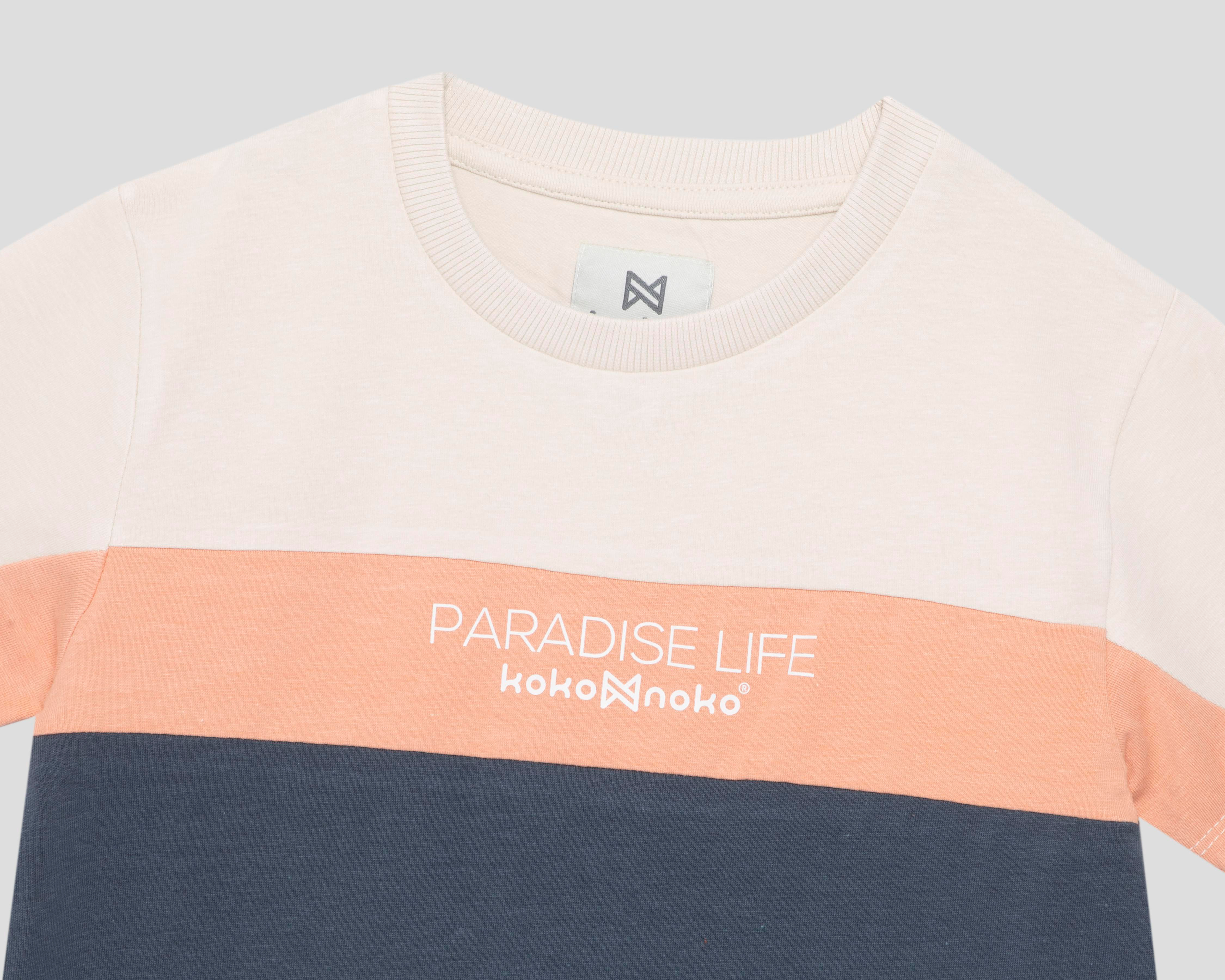 Foto 4 pulgar | Playera Cuello Redondo Multicolor Koko Noko para Niño