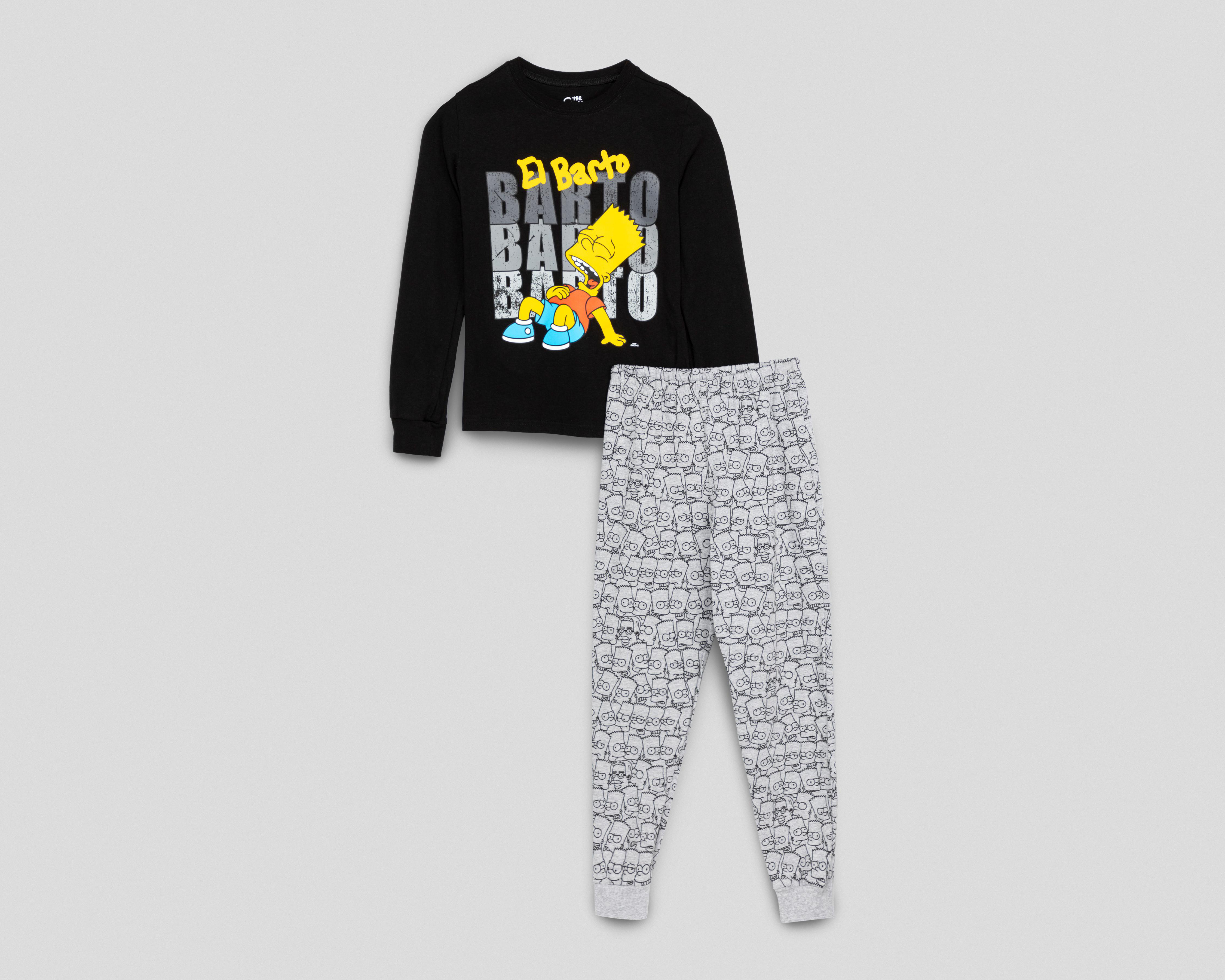 Foto 1 | Pijama para Niño de Bart The Simpson