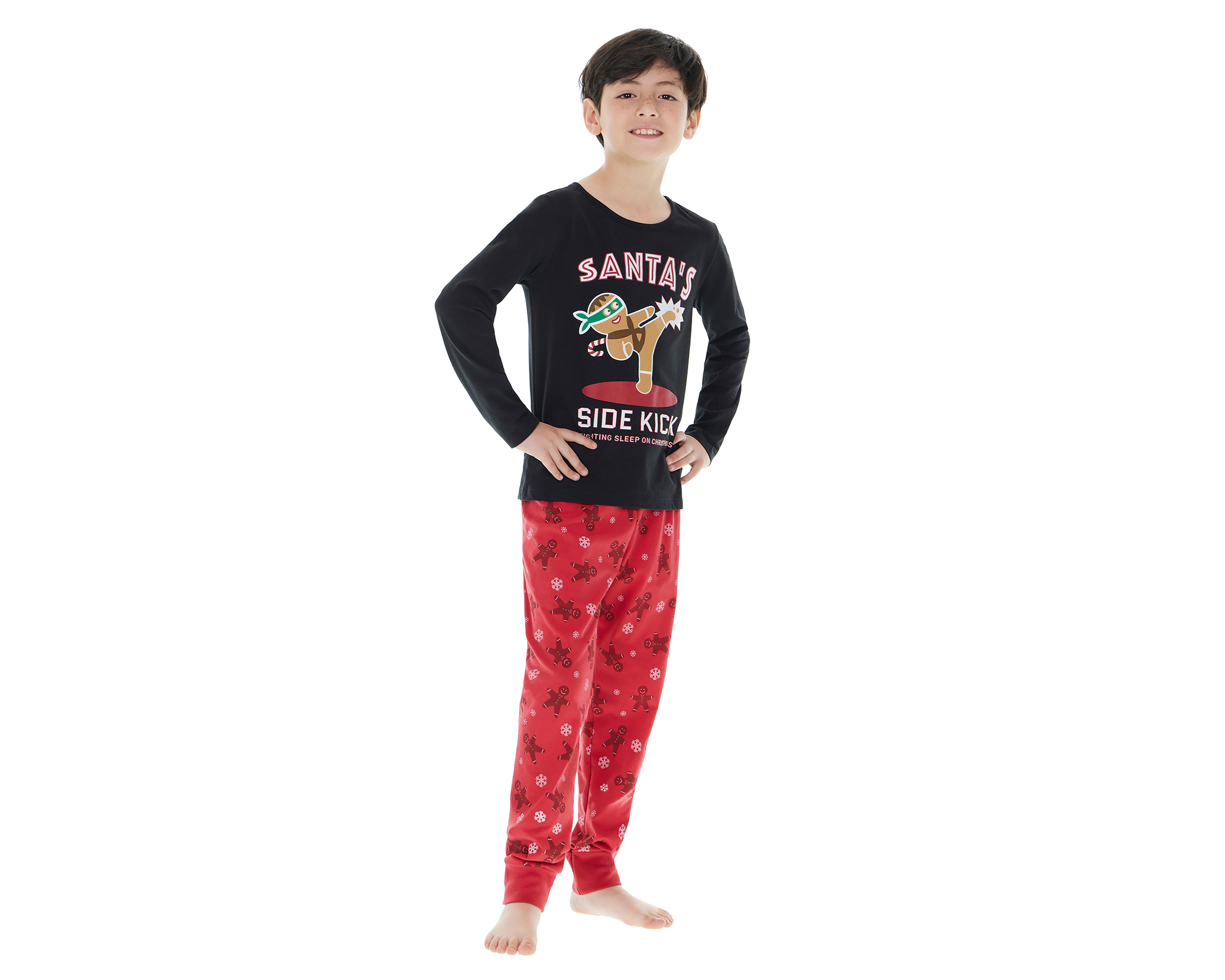 Foto 4 pulgar | Pijama Navideña Optima Estampada para Niño