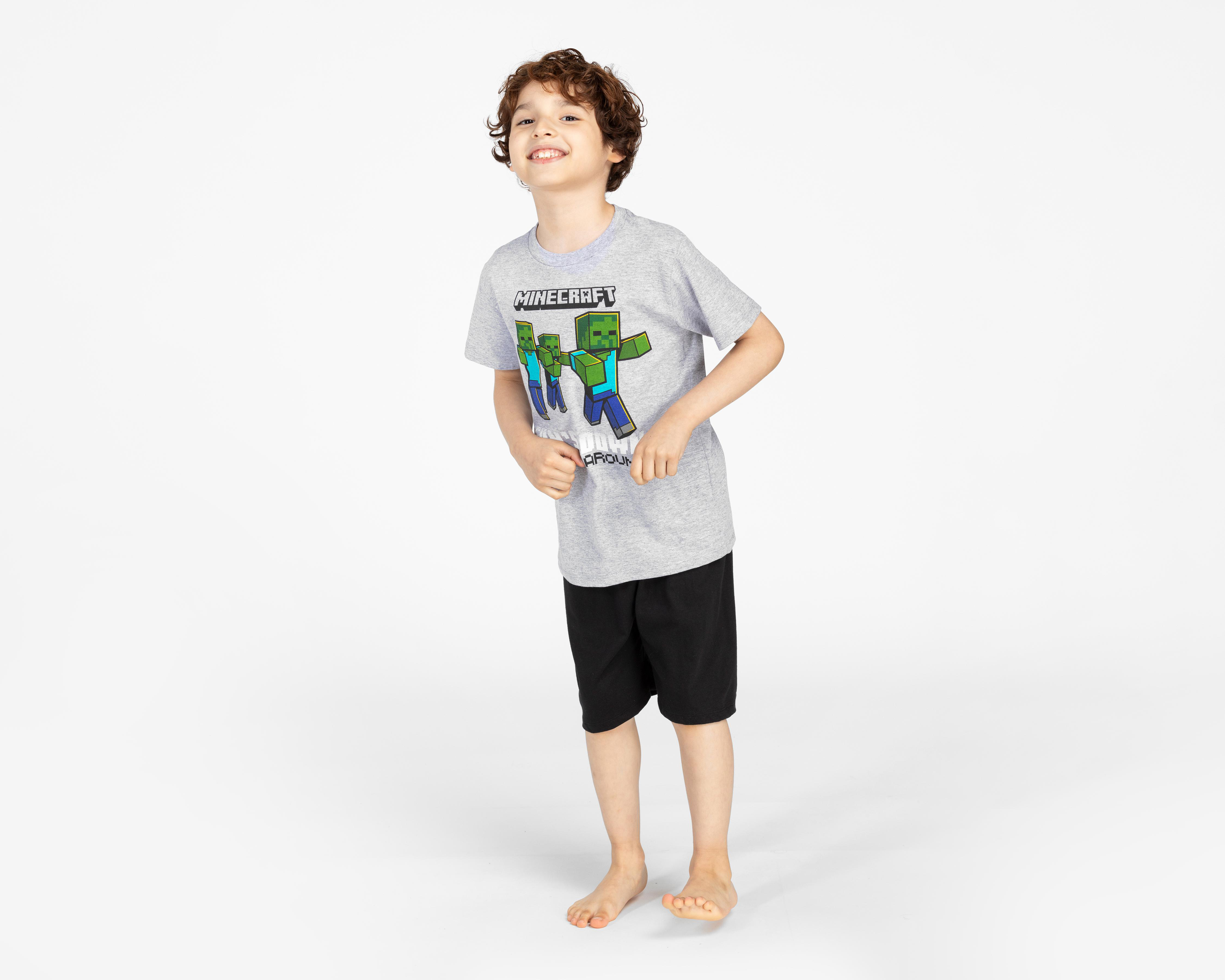 Foto 2 | Pijama para Niño Estampada Minecraft