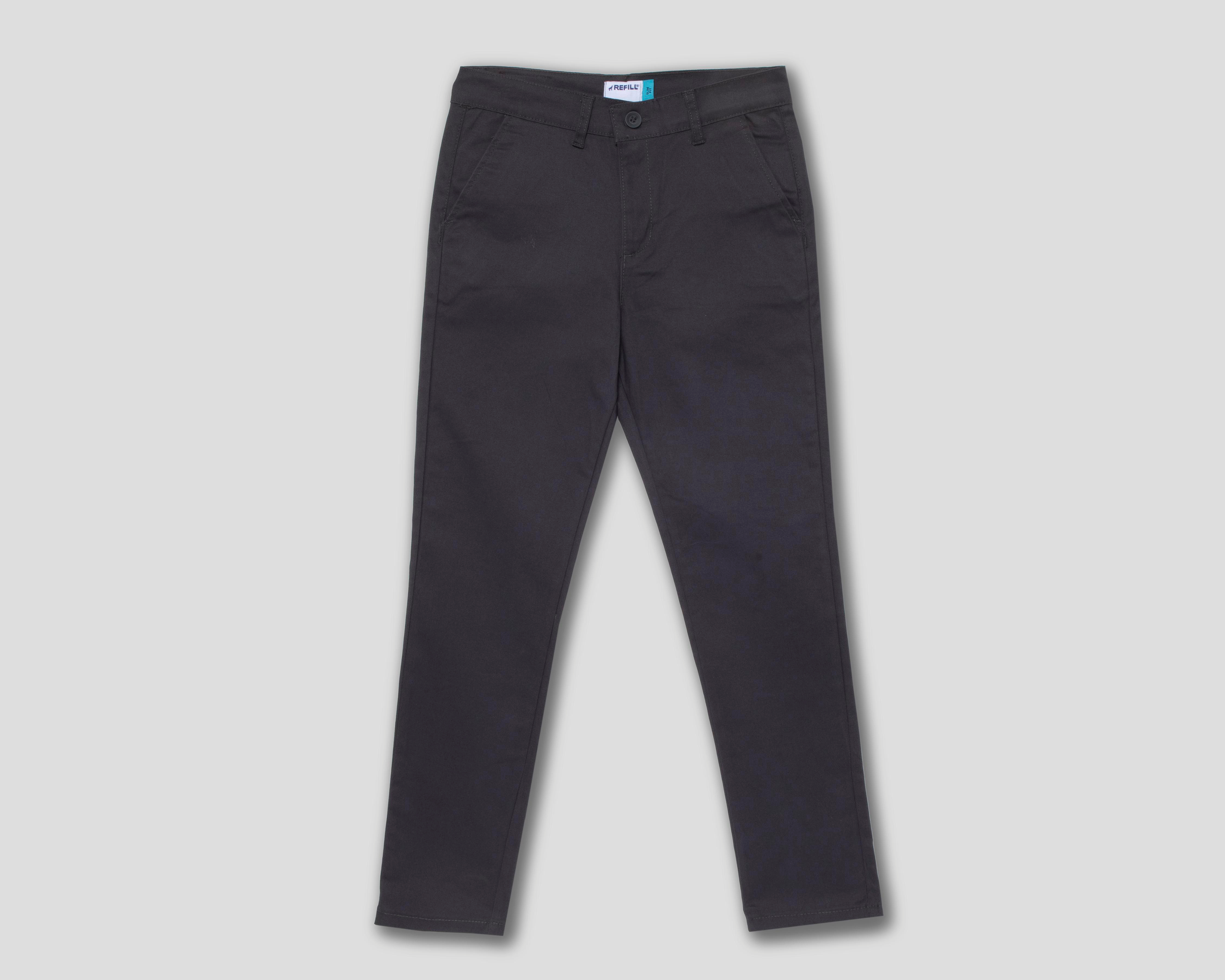 Pantalón Chino Refill Negro Juvenil