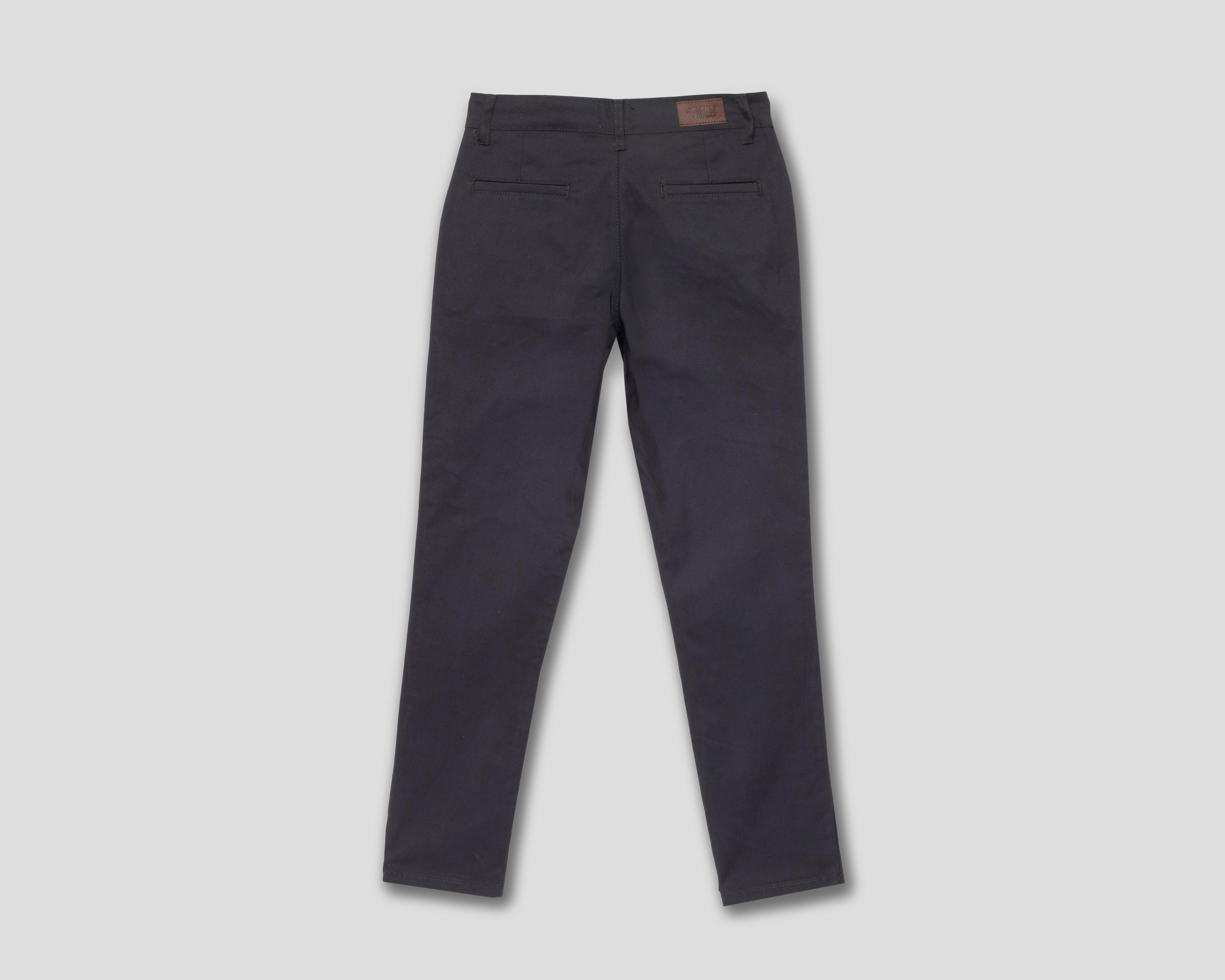 Foto 3 pulgar | Pantalón Chino Refill Negro Juvenil
