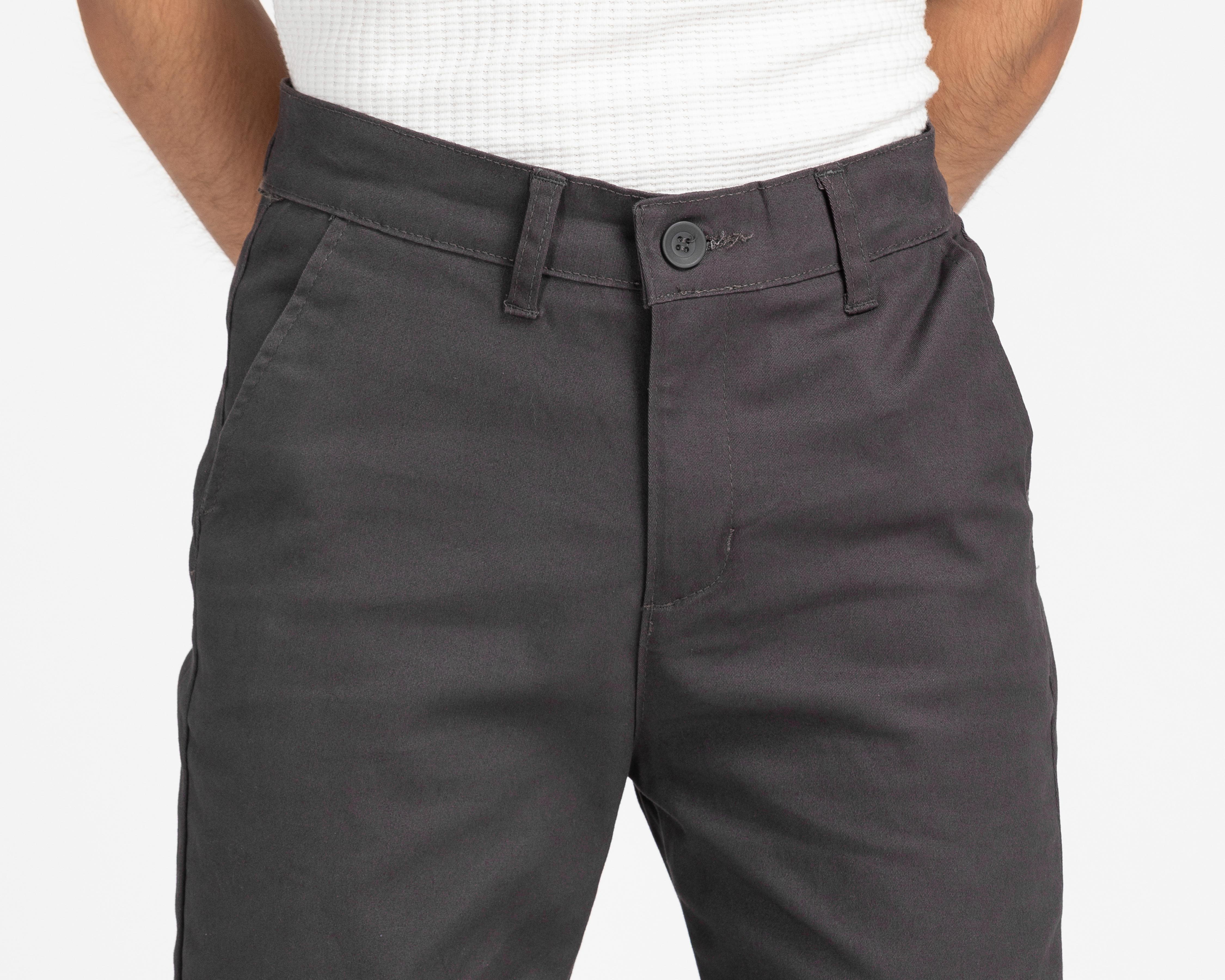 Foto 5 pulgar | Pantalón Chino Refill Negro Juvenil