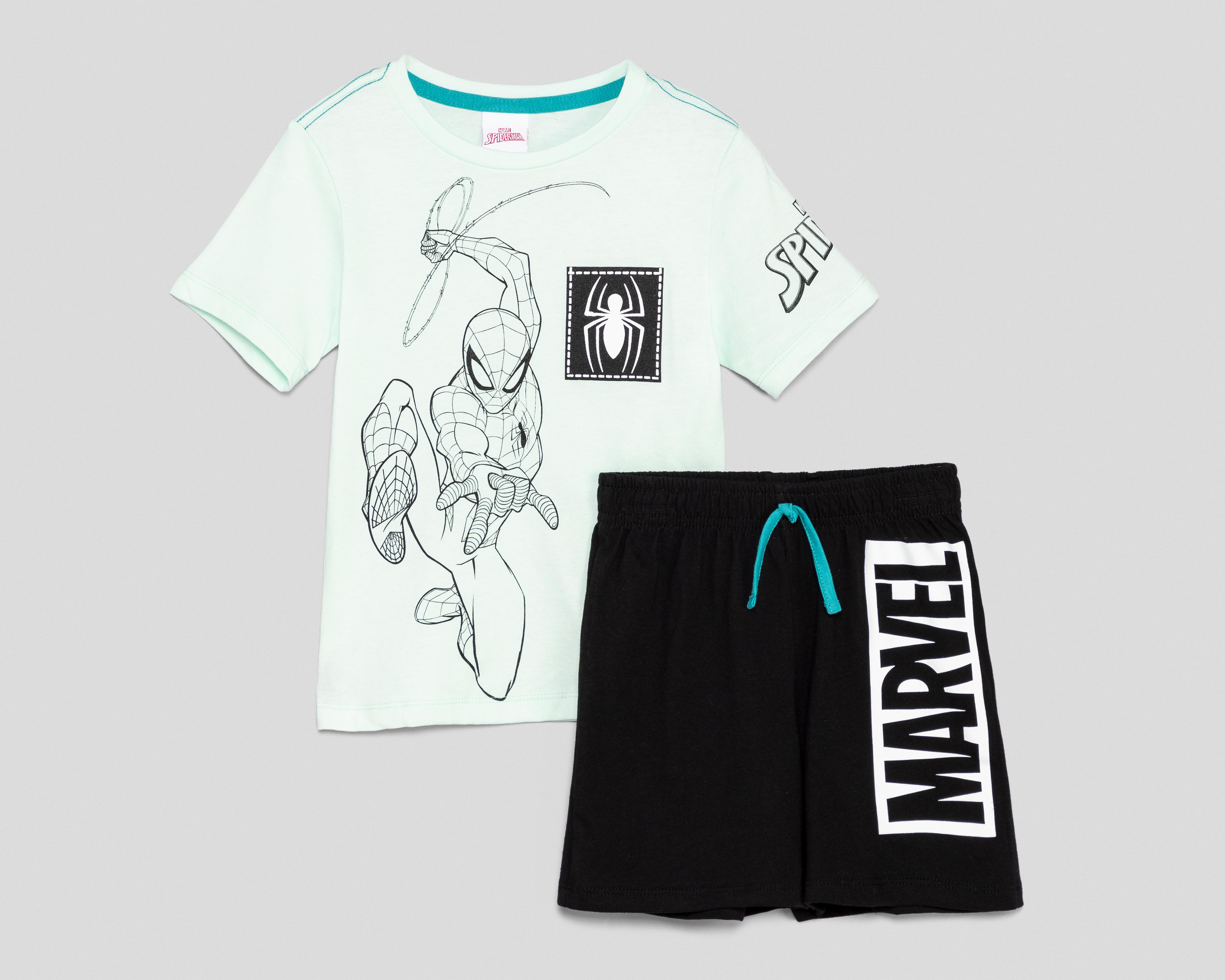 Foto 2 pulgar | Conjunto de Playera y Short Marvel para Niño