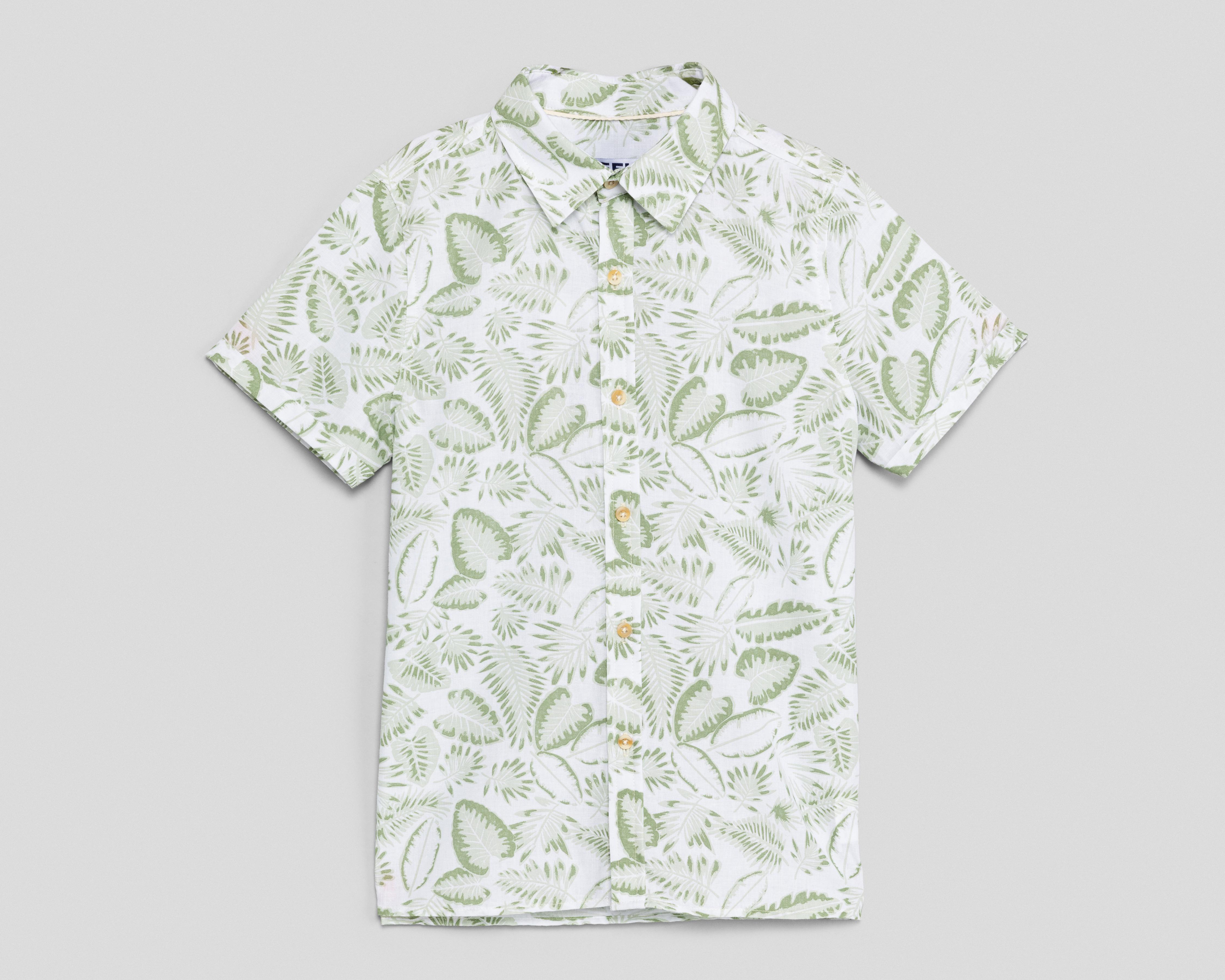 Foto 2 pulgar | Camisa Refill Manga Corta Estampada para Niño